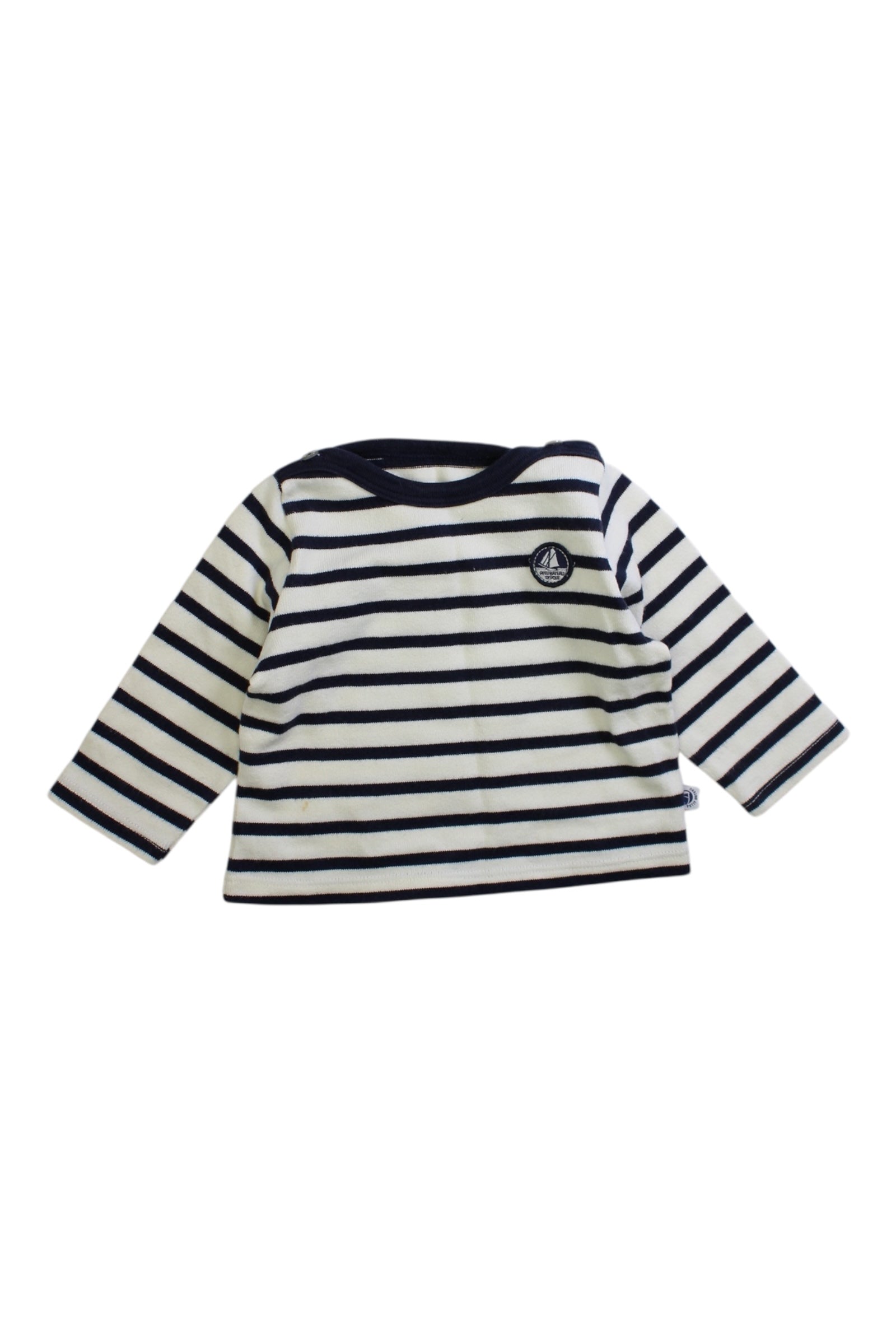 Petit Bateau Striped Long Sleeve Top 3-6M、mySite、g9winljtr