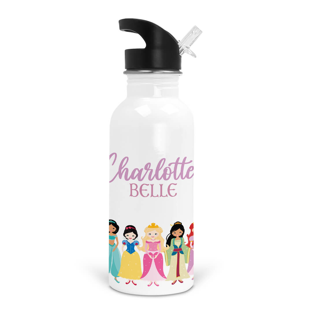  Pretty Princess Personalized Kids Water Bottle、mySite、layawaytickets