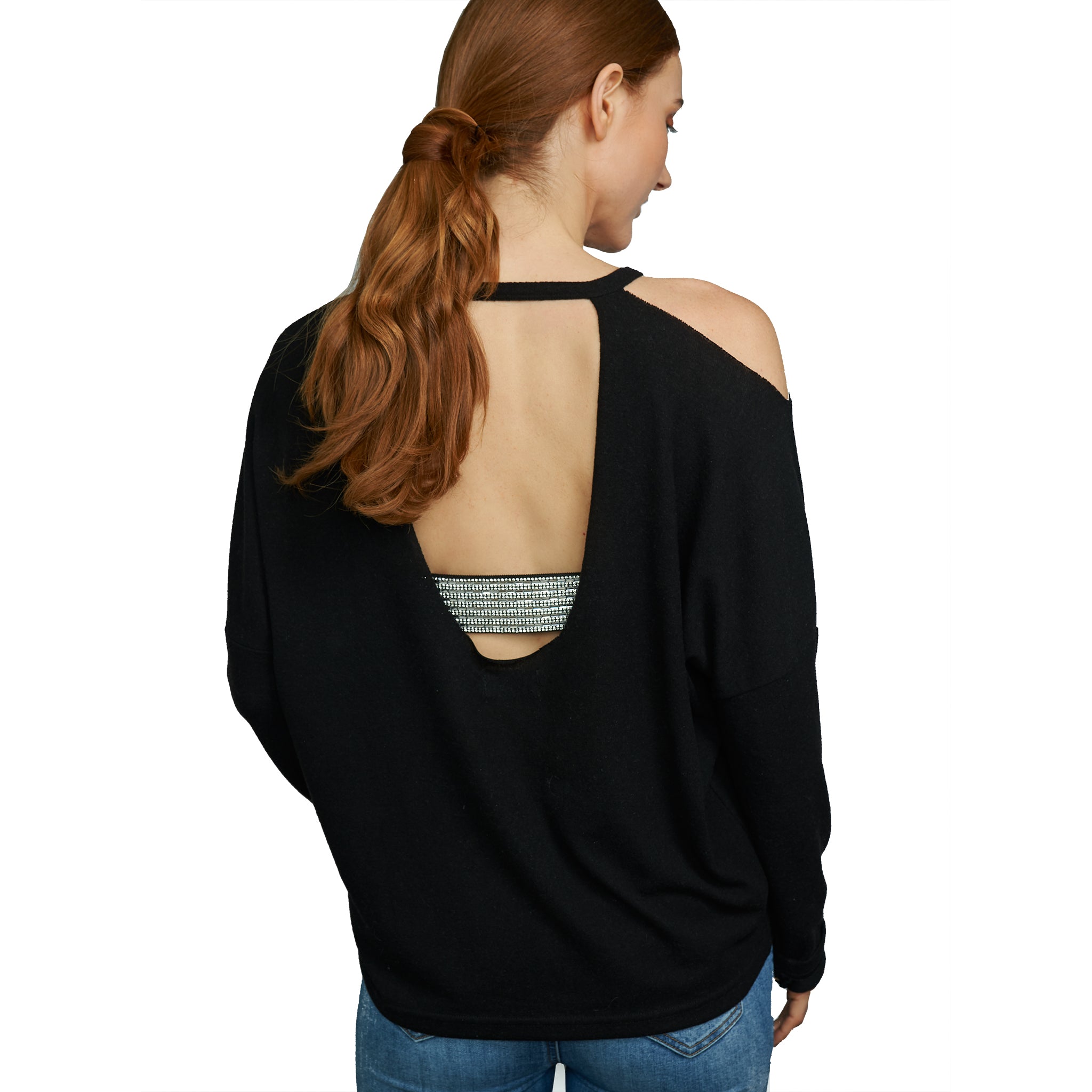  Open Back Top With a Cold Shoulder、mySite、justintrudeaud