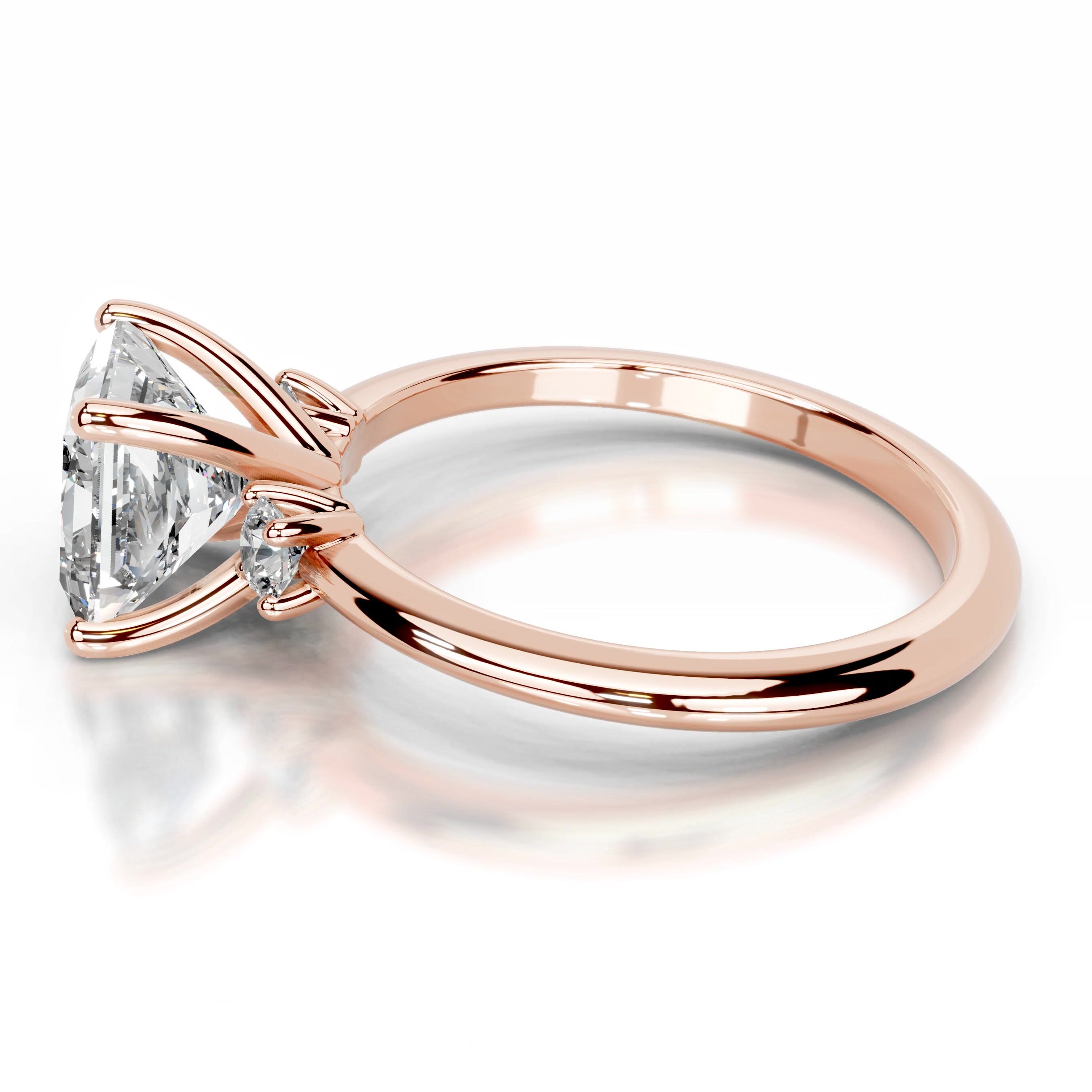 Blanca Lab Grown Diamond Ring - 14K Rose Gold、mySite、hinf8tx79