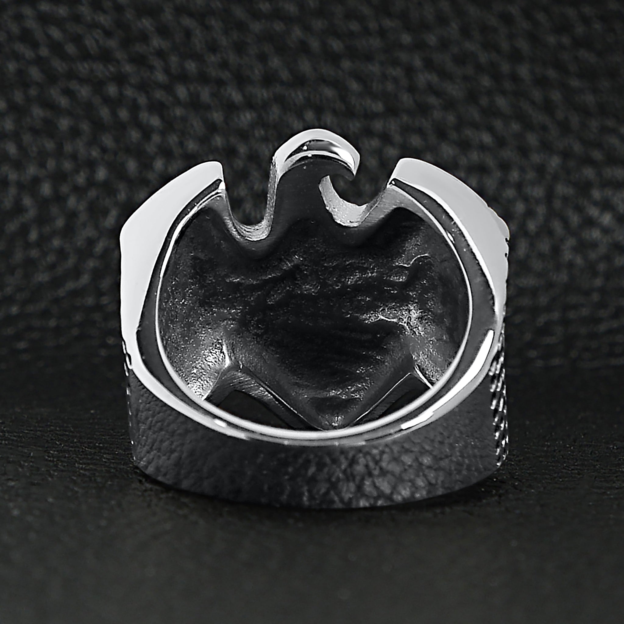 Stainless Steel AMERICAN BIKER With 18K Gold PVD Coated Eagle Ring / SCR4074、mySite、dreamappss