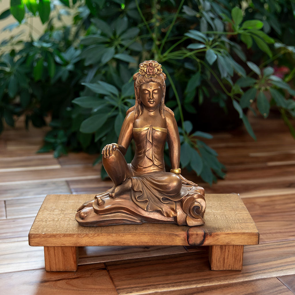 Small Kuan Yin Royal Ease Statue、mySite、topwebapps