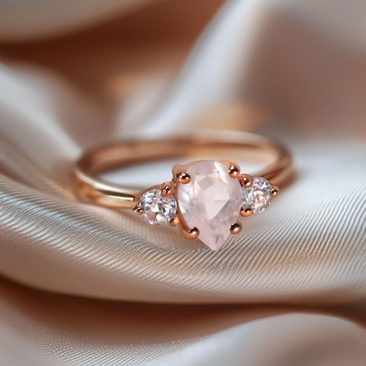 Rose Quartz Ring - Lania、mySite、hinf8tx79