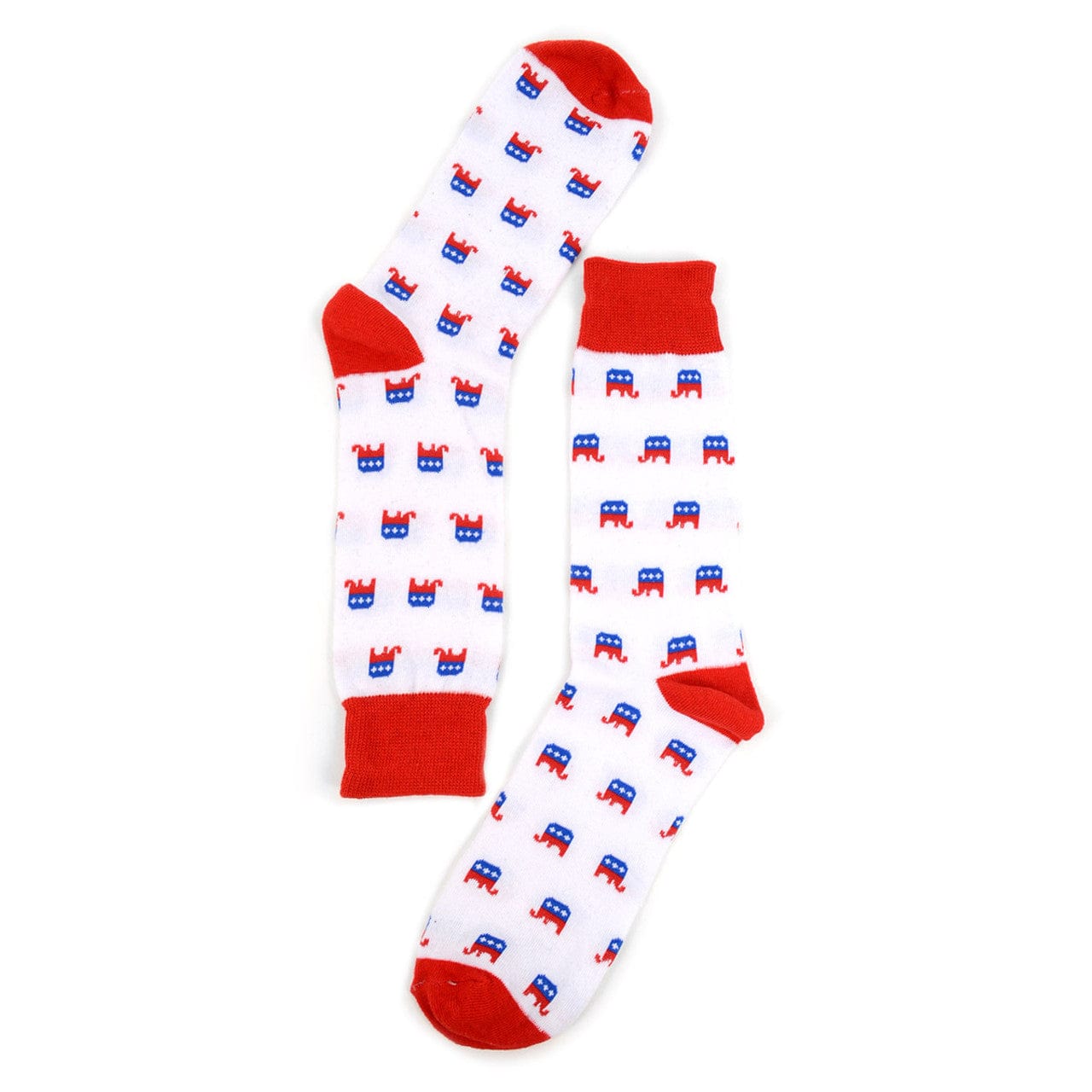 Patriotic Republican Socks Parquet Men's Fun Crew Socks *、mySite、g9winljtr
