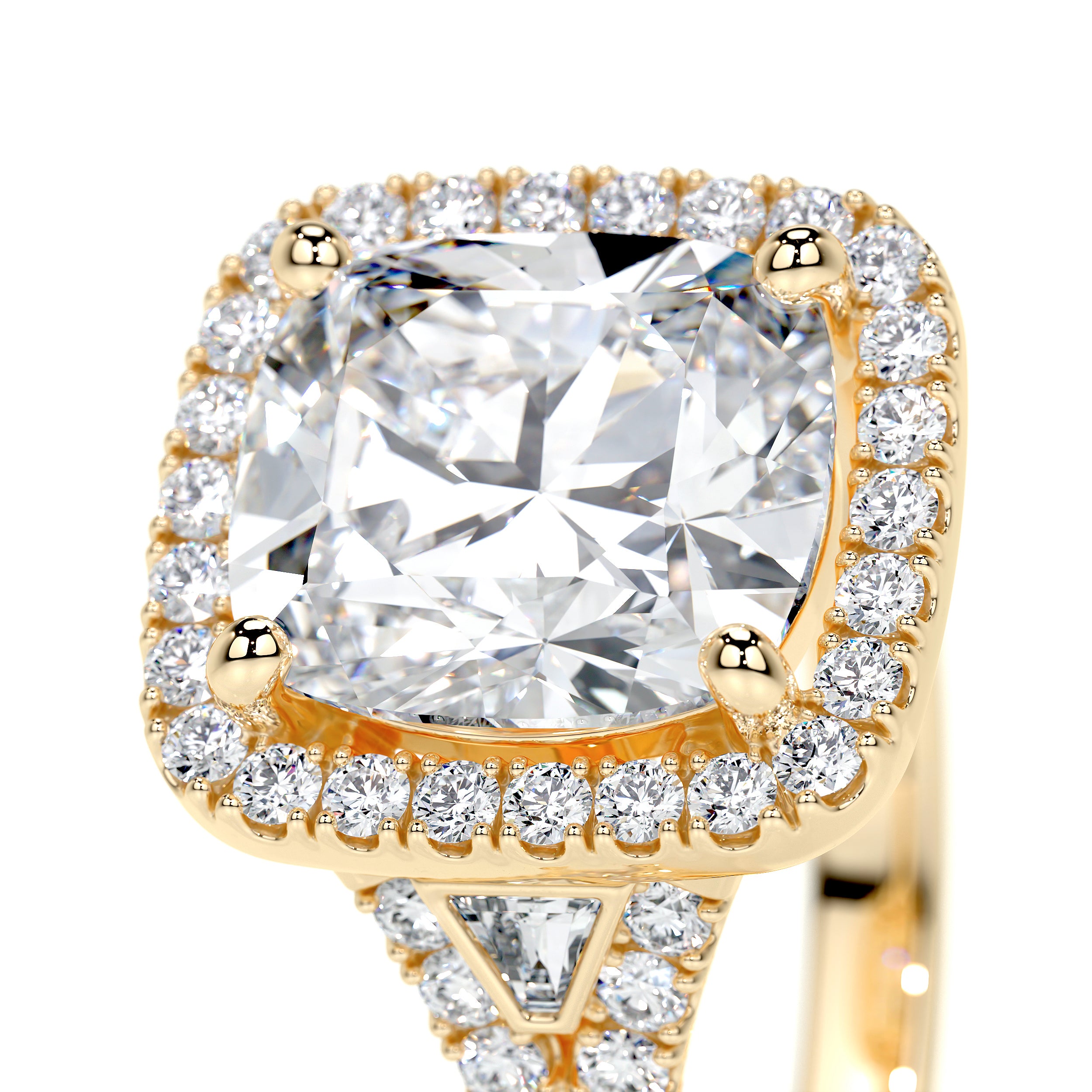 Lissete Lab Grown Diamond Ring -18K Yellow Gold、mySite、hinf8tx79