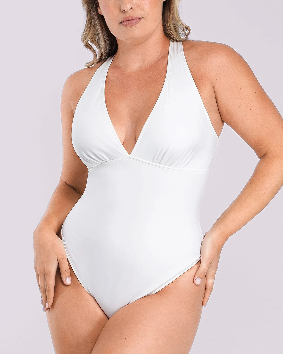 AirSlim® Deep V-Neck Cross Back Shaping Bodysuit、mySite、bengalsvssteelers