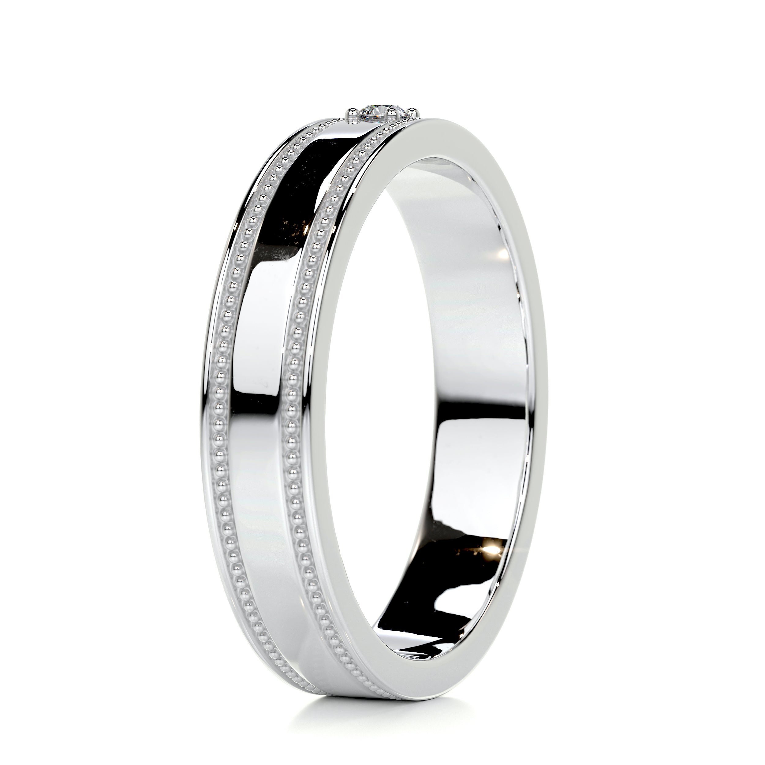 Sherry Diamond Wedding Ring (0.02 Carat) -18K White Gold、mySite、hinf8tx79