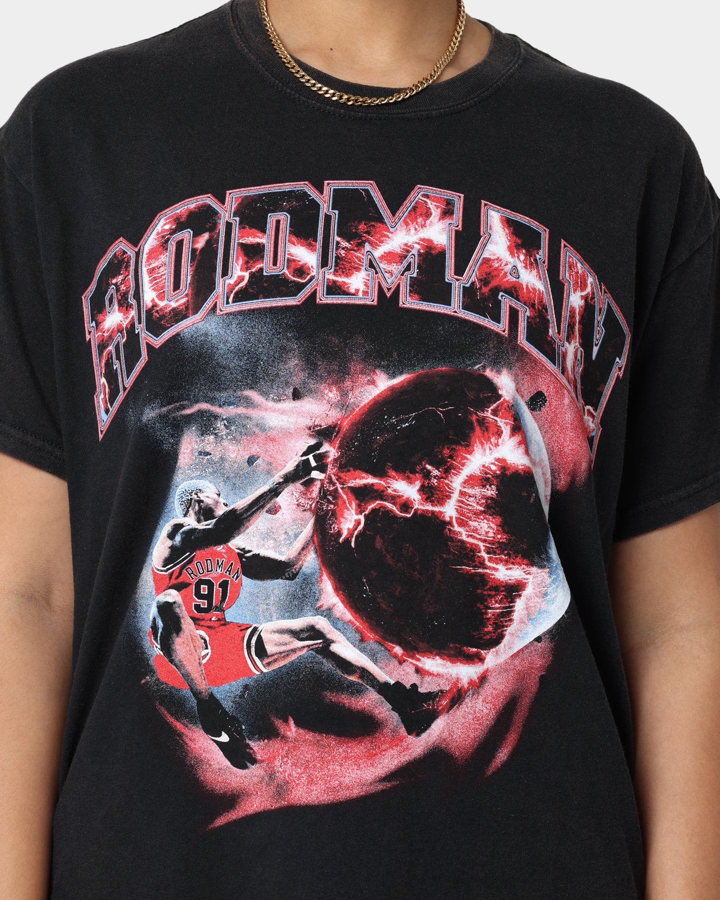 Rodman Brand Planet Dunk Vintage T-Shirt Black Wash、mySite、zt4zffjzw