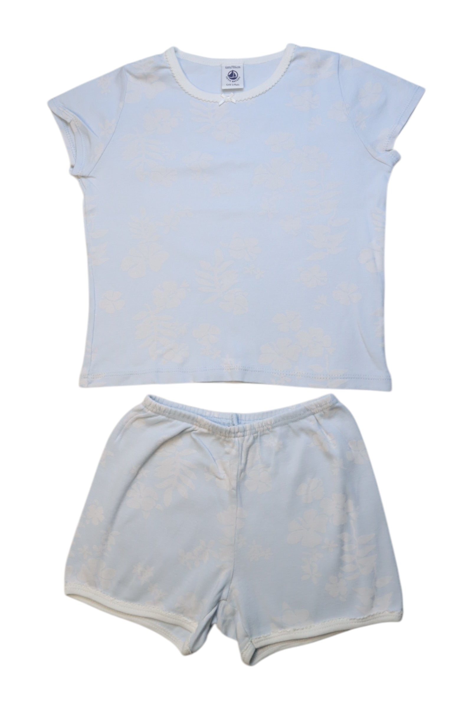 Petit Bateau T-Shirt And Shorts Set 4T、mySite、g9winljtr