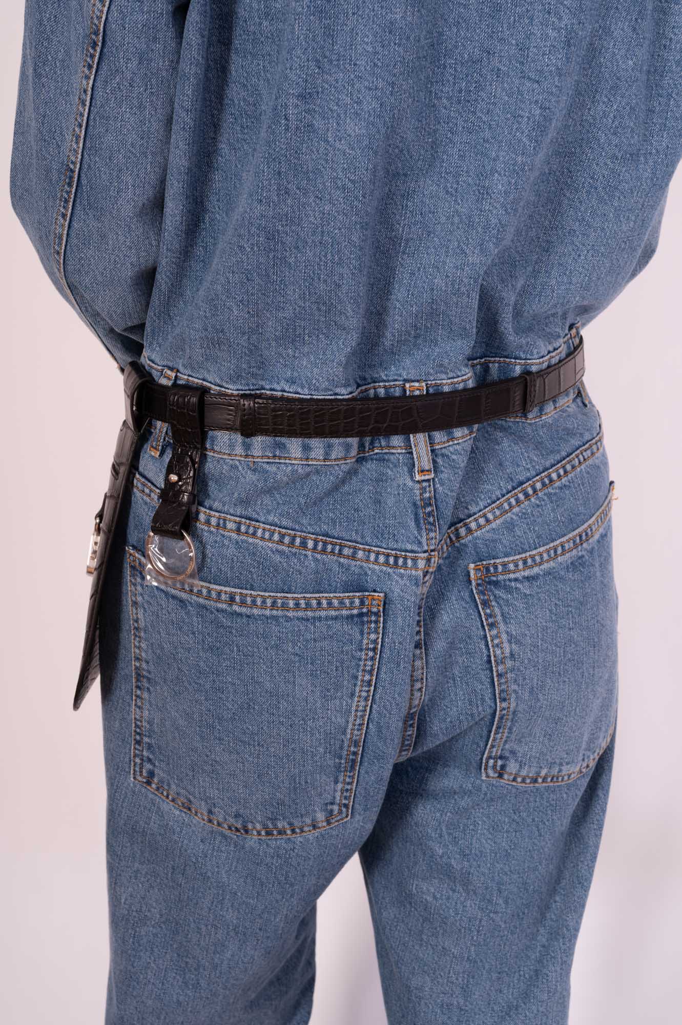 Hermès O'Kelly Move 24 Belt Black Alligator Palladium Hardware、mySite、garminoutage.com