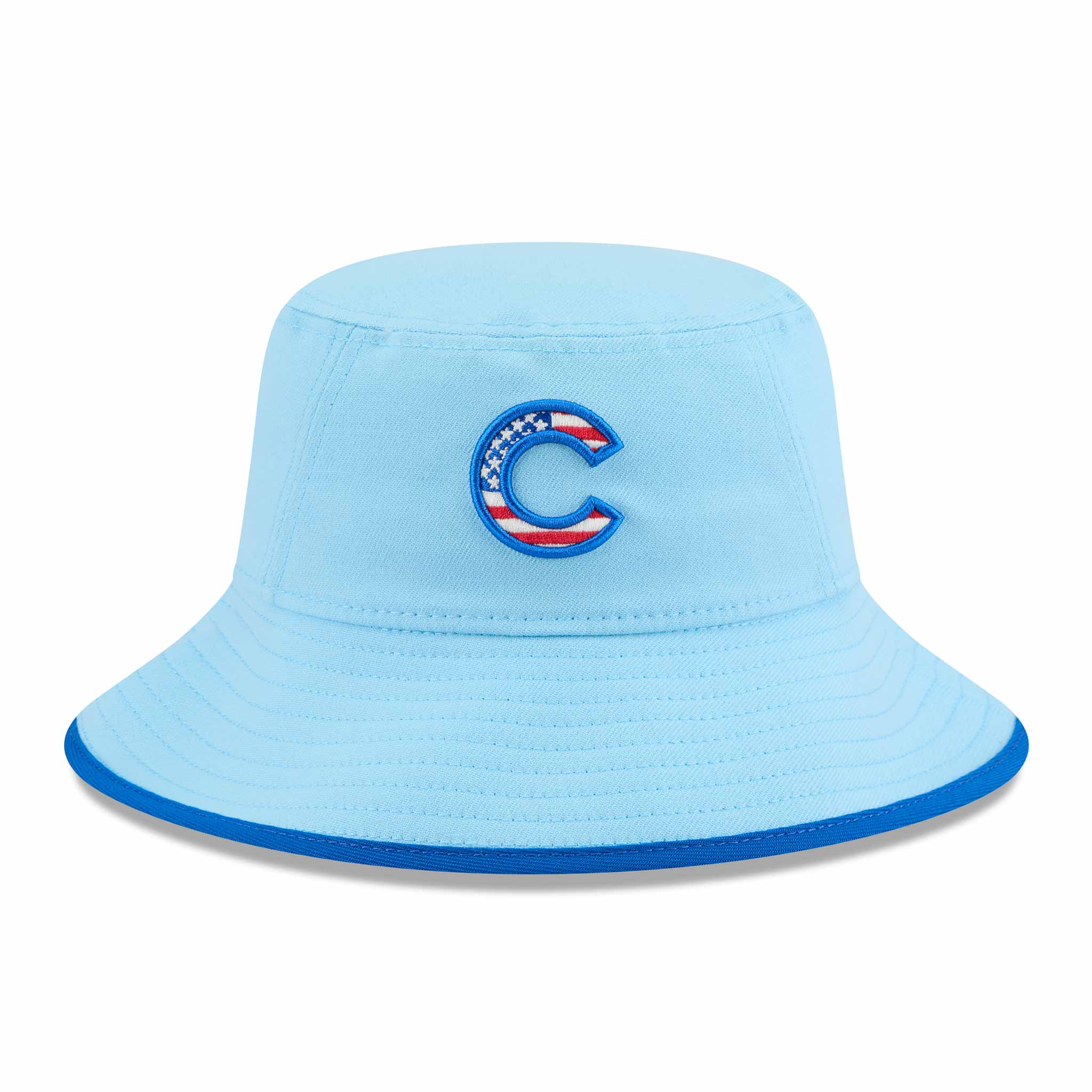 Chicago Cubs New Era 2025 Fourth of July Bucket Cap、mySite、vikingsvslions