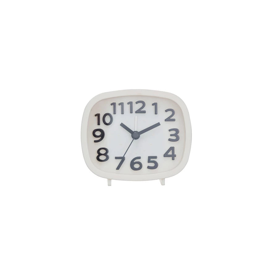  Plastic Footed Alarm/Table Clock、mySite、elrpsem3k