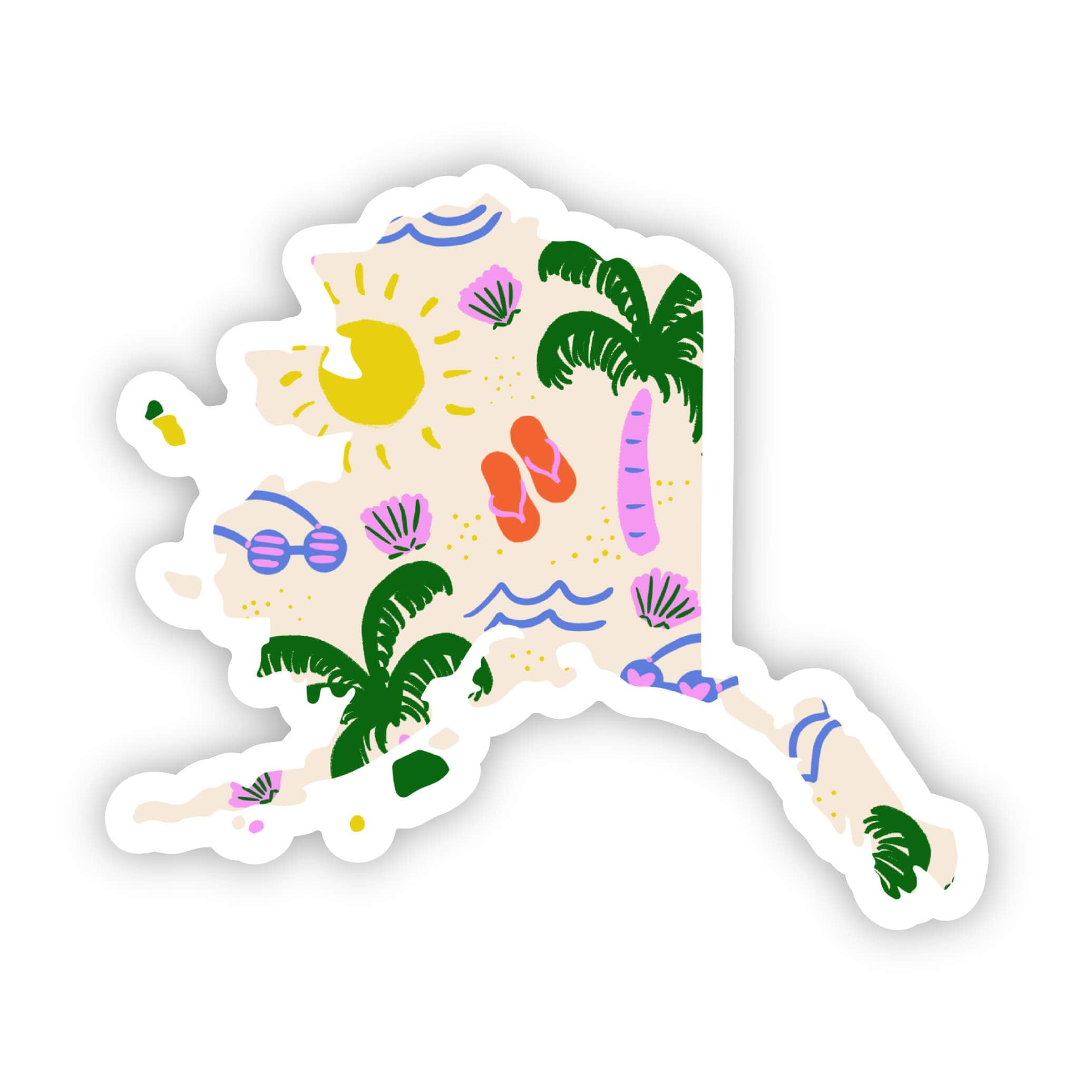  Alaska Sticker - Beach、mySite、elrpsem3k