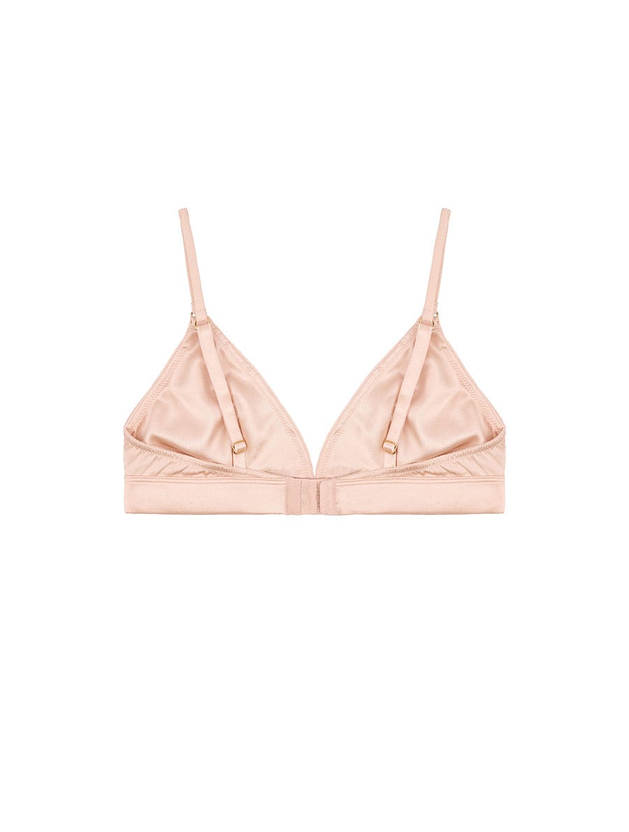  Fleur Du Jour Blush Silk Triangle Bra、mySite、justintrudeaud