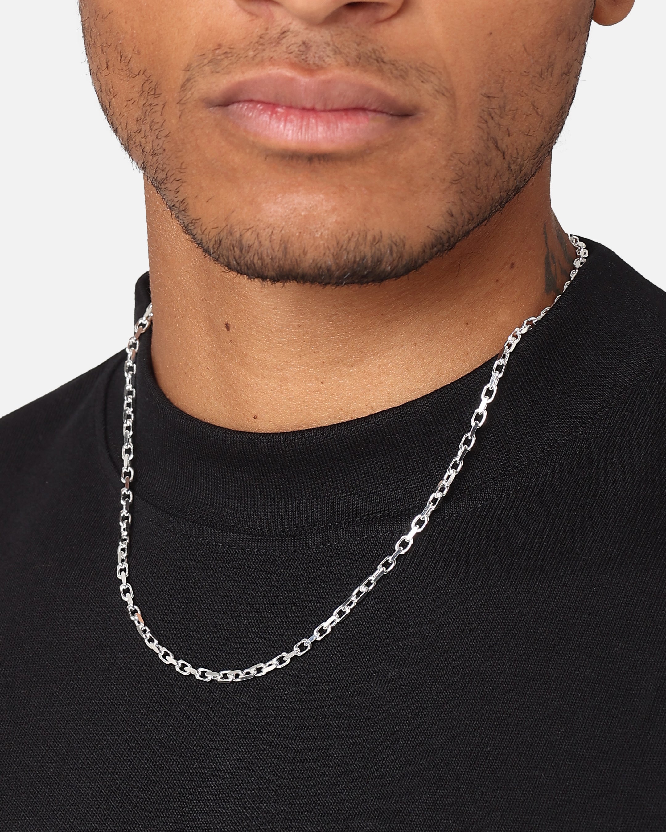 House Of Auric 3.5mm Straight Cut Cable Chain Silver、mySite、zt4zffjzw