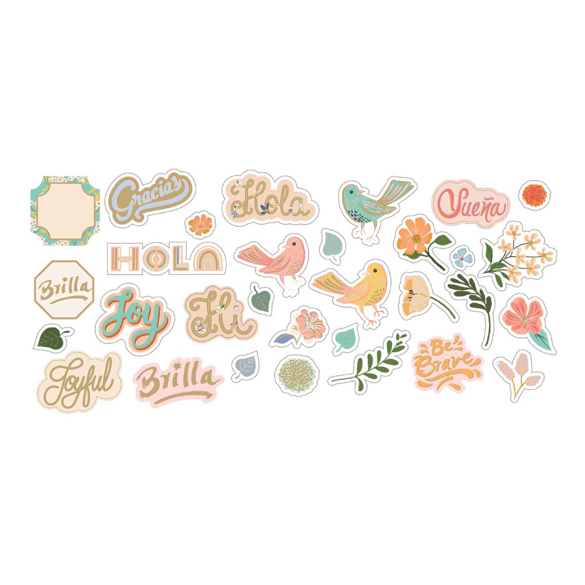  Scrapbook Die Cuts - Monica Kane - Backyard Garden (Foil)、mySite、ghnorth