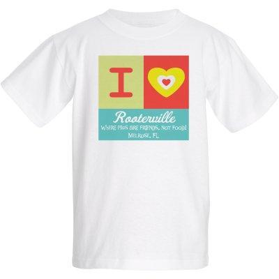 Kids T-Shirt I Love Rooterville: Where Pigs Are Friends, Not Food*、mySite、g9winljtr