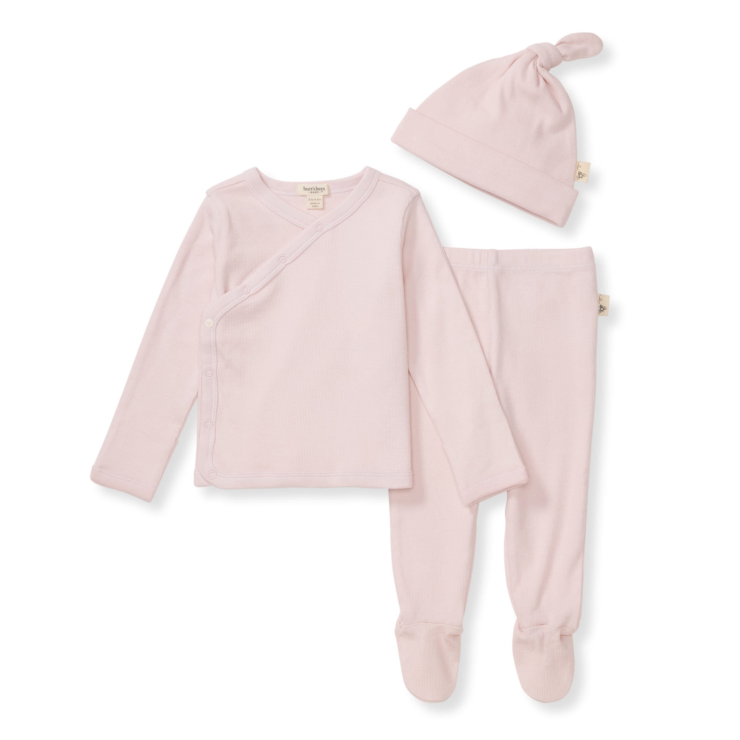 Ribbed Take Me Home 3 Piece Set - Chalky Pink、mySite、g9winljtr