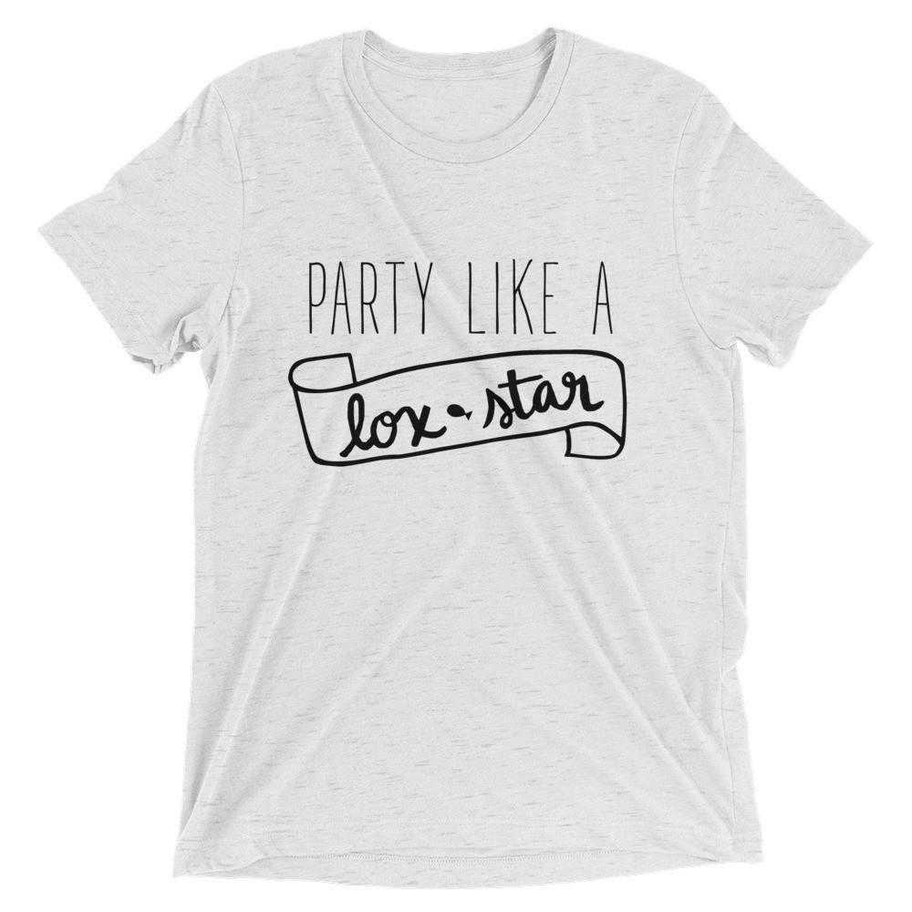 Party Like a Lox Star Unisex T-Shirt - (Choice of Color) - (Sizes XS - XXL)、mySite、topwebapps