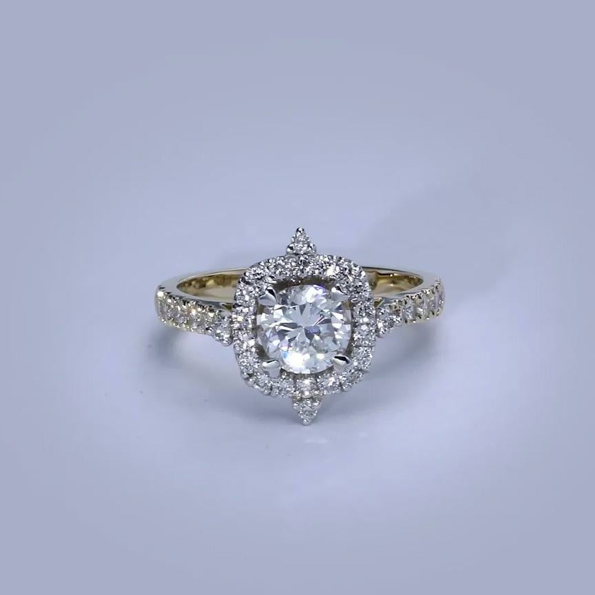 Francesca Lab Grown Diamond Ring -14K White Gold、mySite、hinf8tx79
