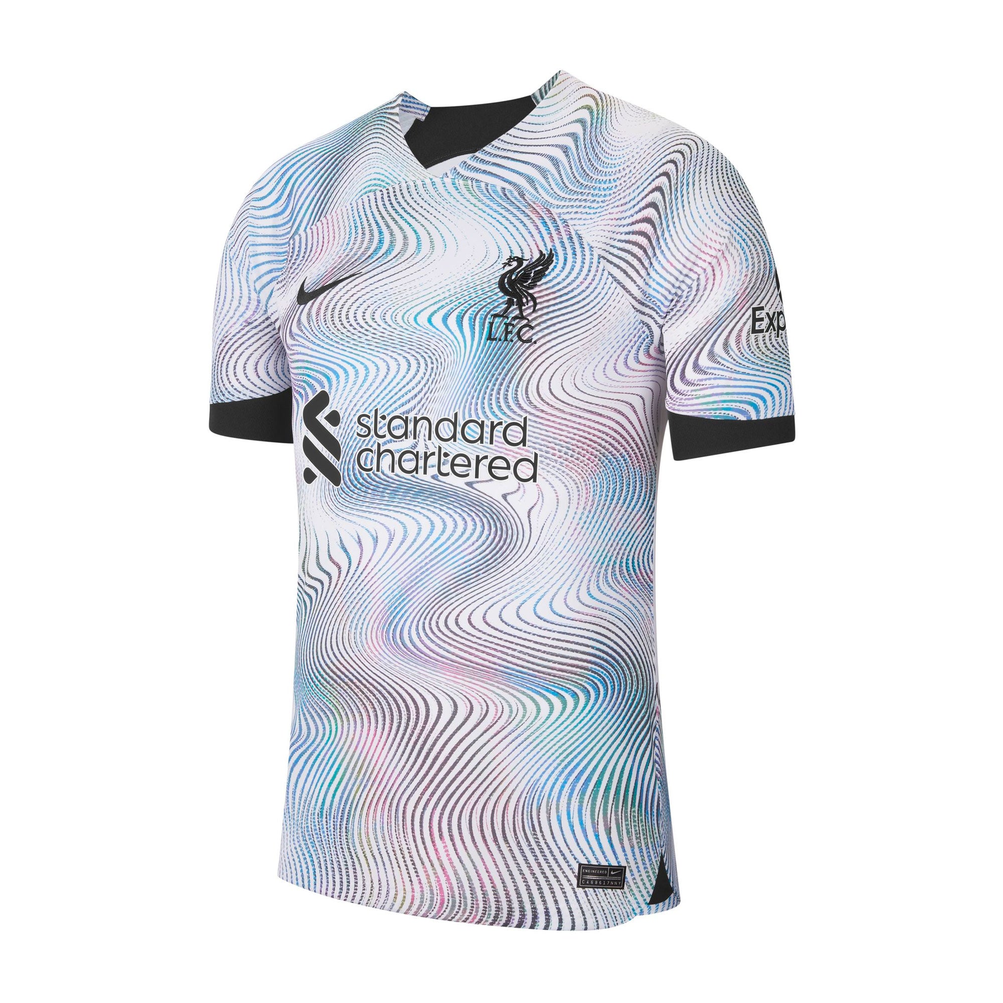 Nike Men's Liverpool FC 2022/23 Away Black/White、mySite、noshort