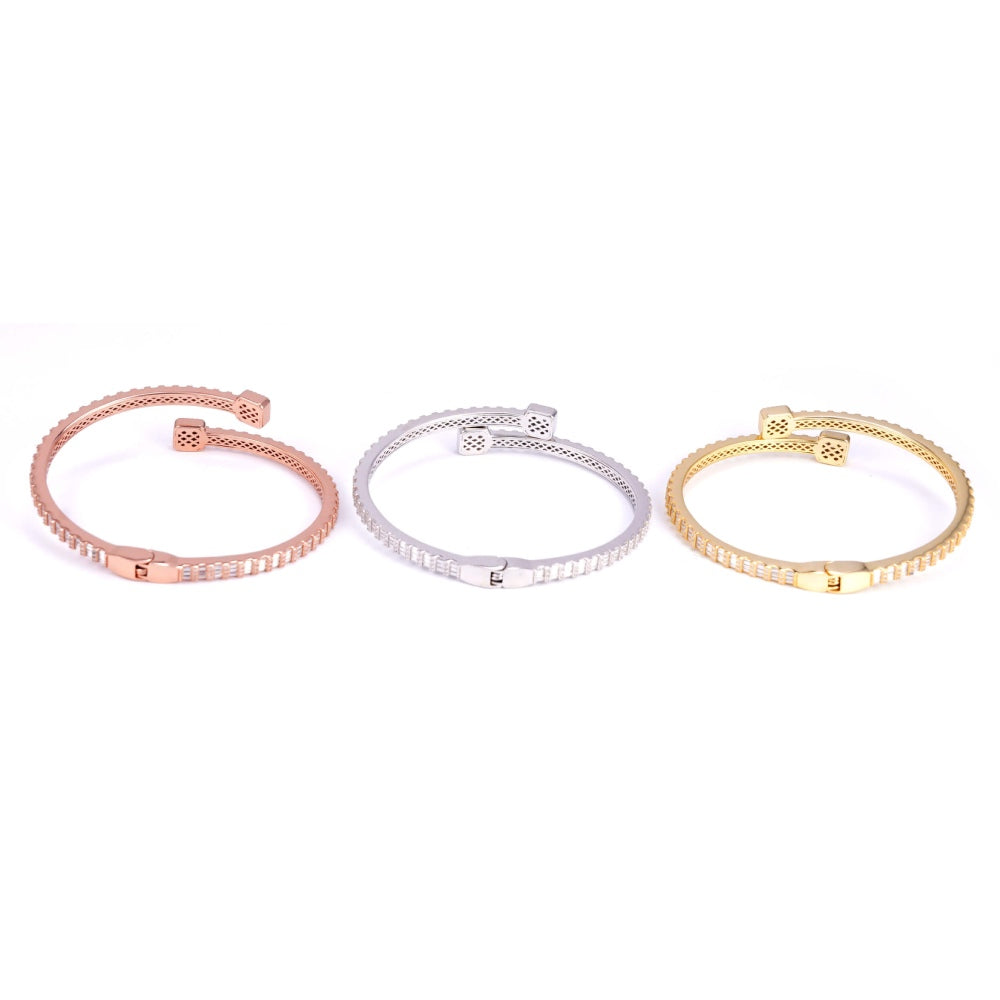 Thin Baguette Bangle Bracelet 14K Gold、mySite、hinf8tx79