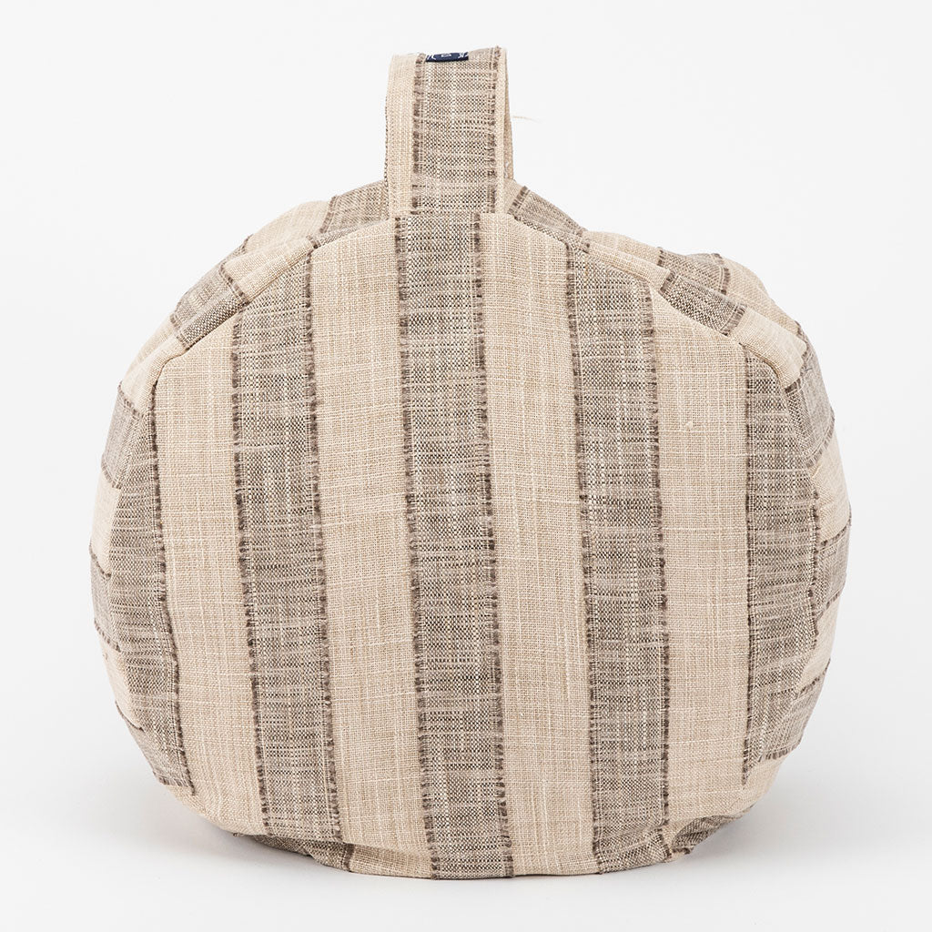 Coffee Stripe Buckwheat Hull Zafu - COVER ONLY、mySite、topwebapps