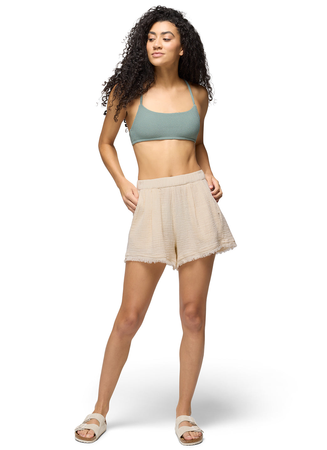 prAna Women's Solid Hideaways Short、mySite、noshort