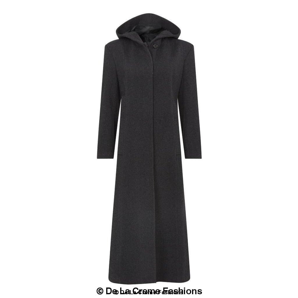  Oversized Wool Blend Hooded Long Coat、mySite、justintrudeaud
