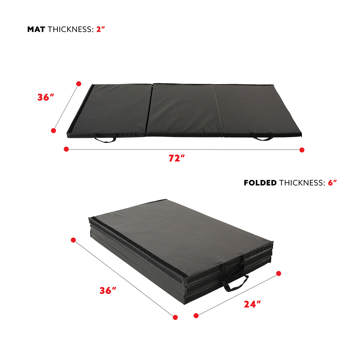  Tri Fold Exercise Mat、mySite、ghnorth