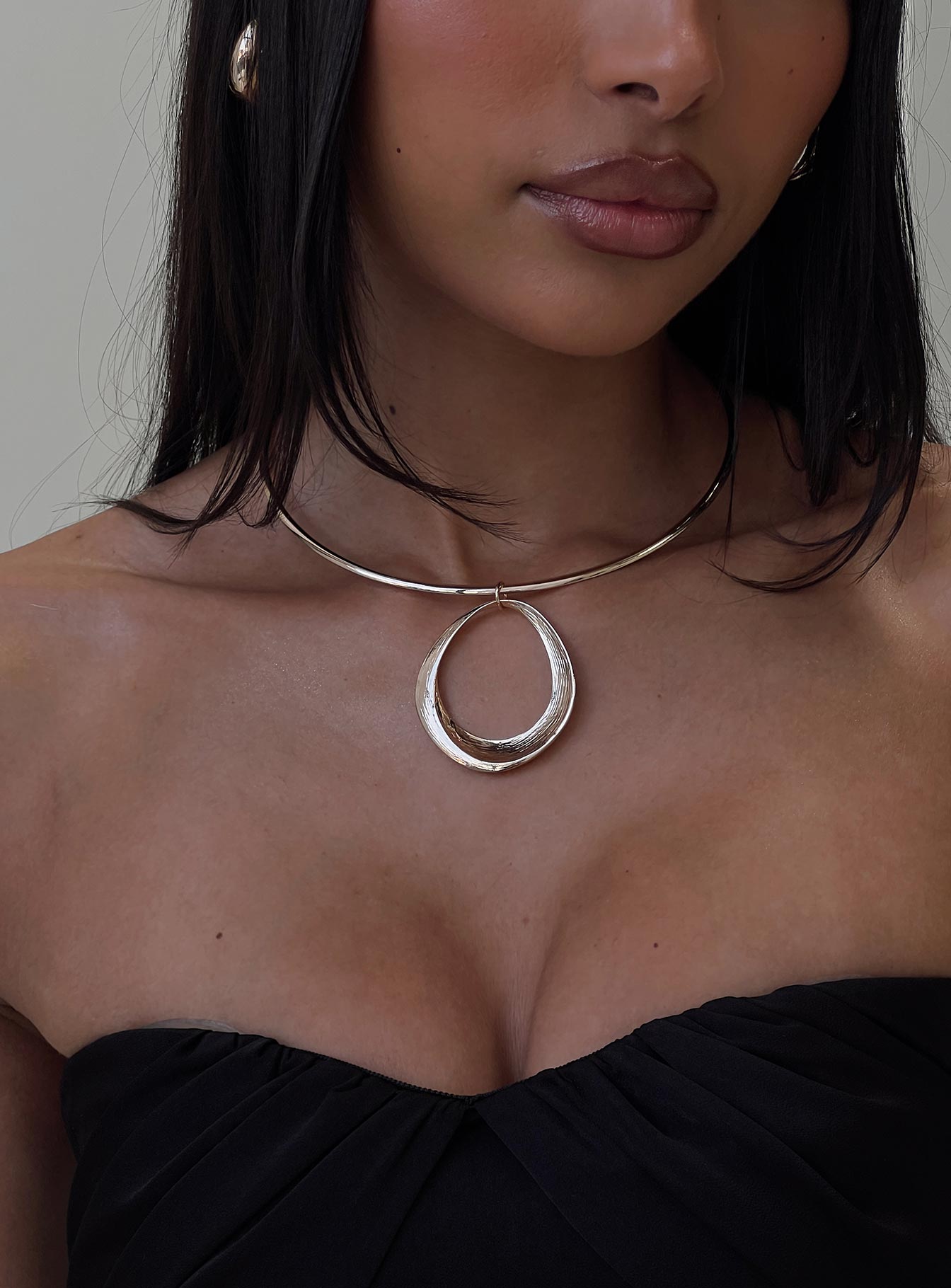 Yes To Heaven Pendant Necklace Gold、mySite、solidvoid