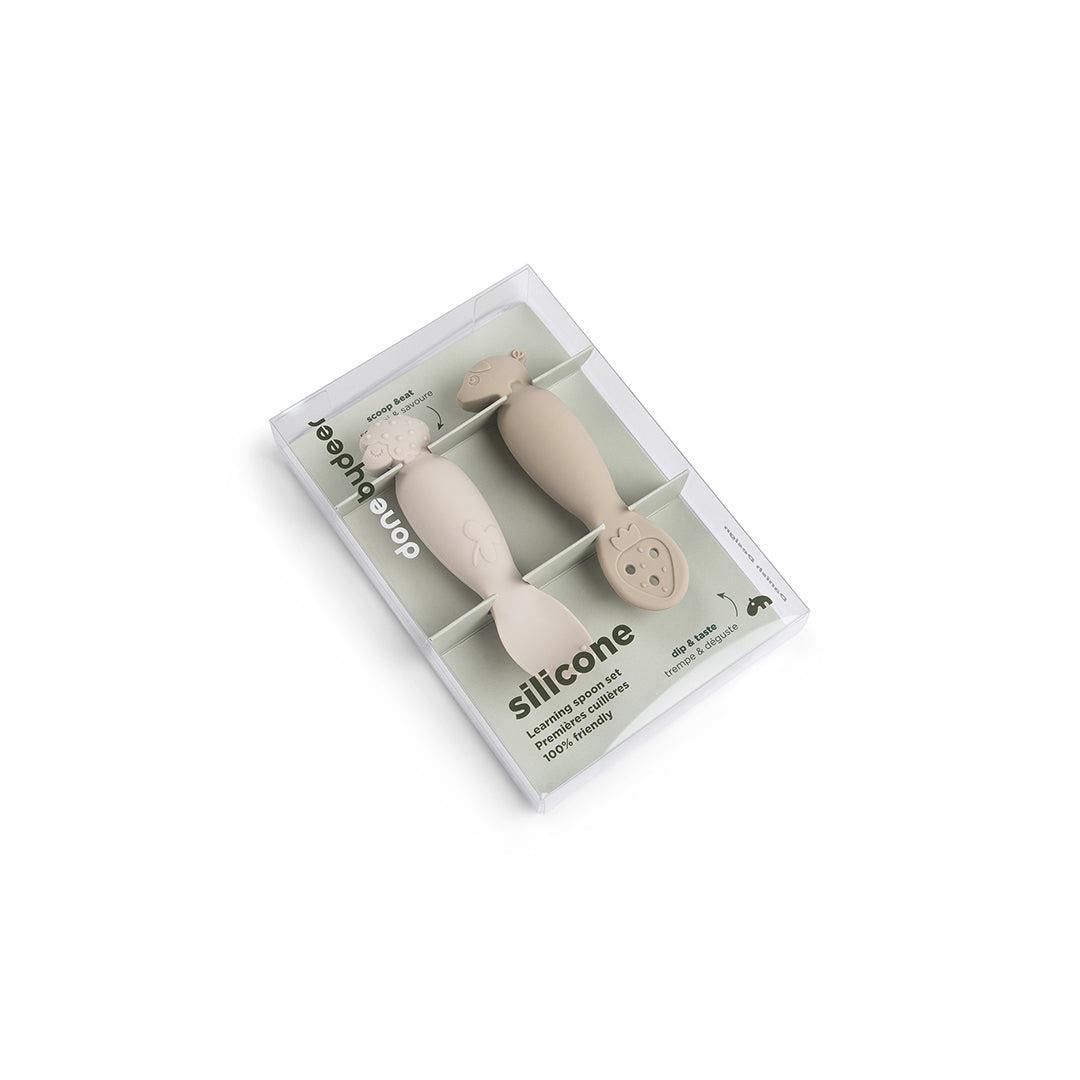  Done By Deer Learning Spoon Set - Tiny Farm Sand、mySite、merchandisen