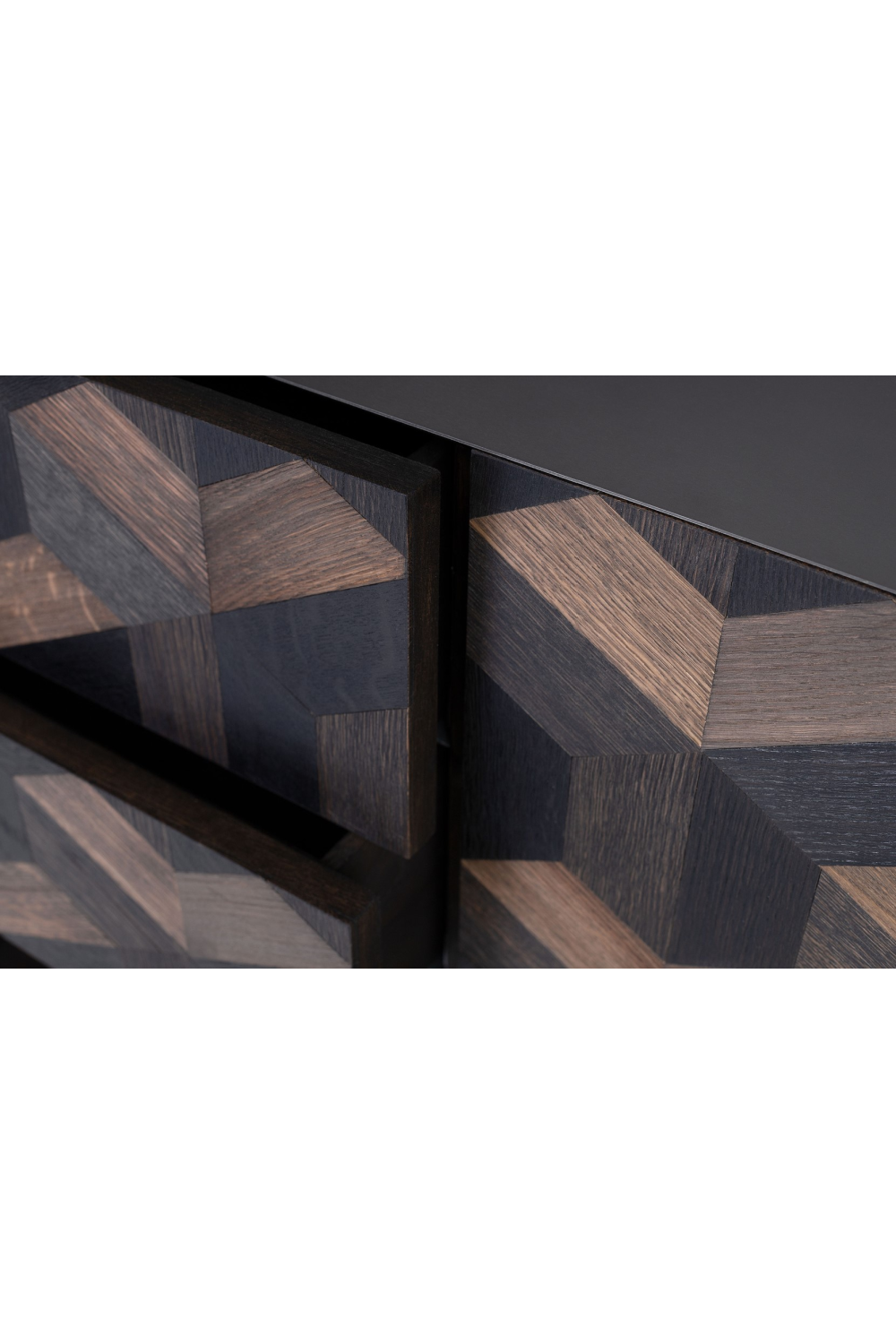 Oak Parquet Sideboard with Toprack | Versmissen Illusion、mySite、neckold