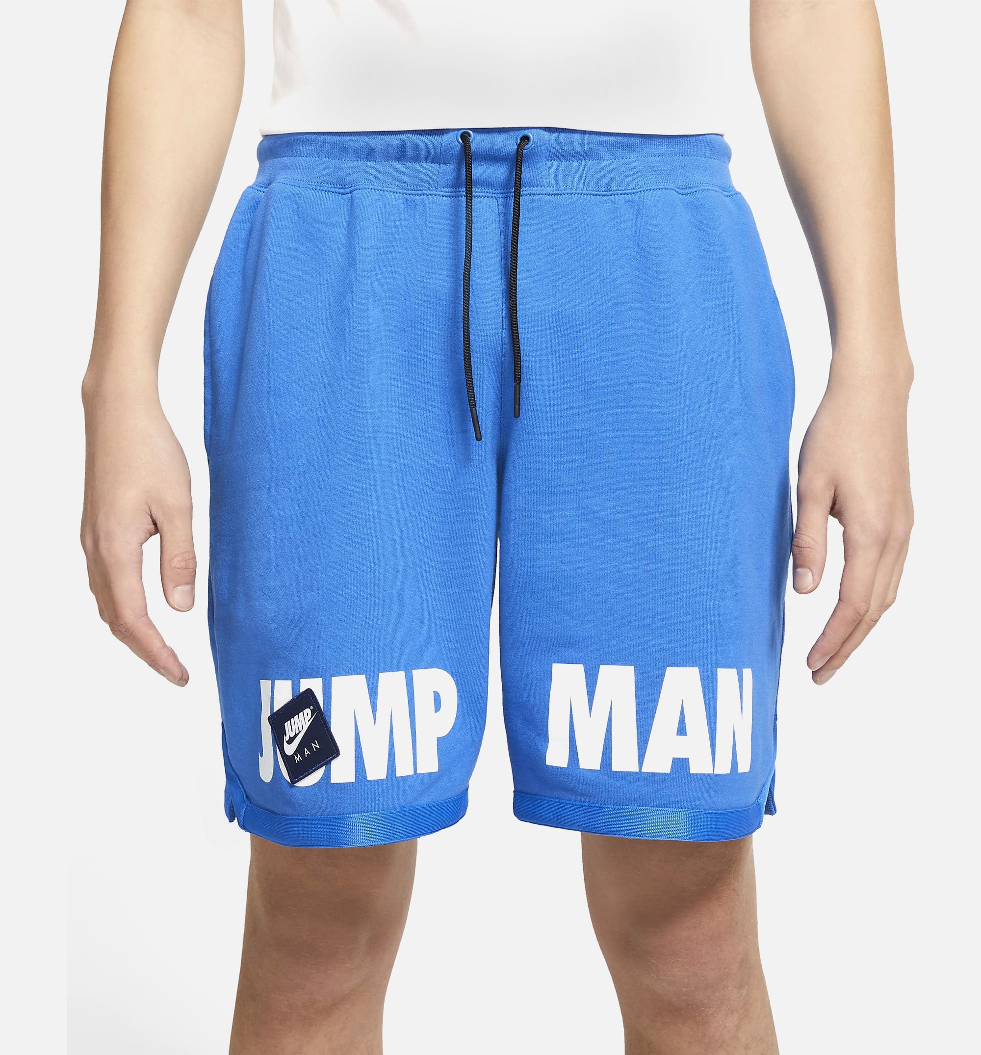 Jumpman Classics Box Logo Fleece Mens Shorts - Blue/Black、mySite、dreamappss