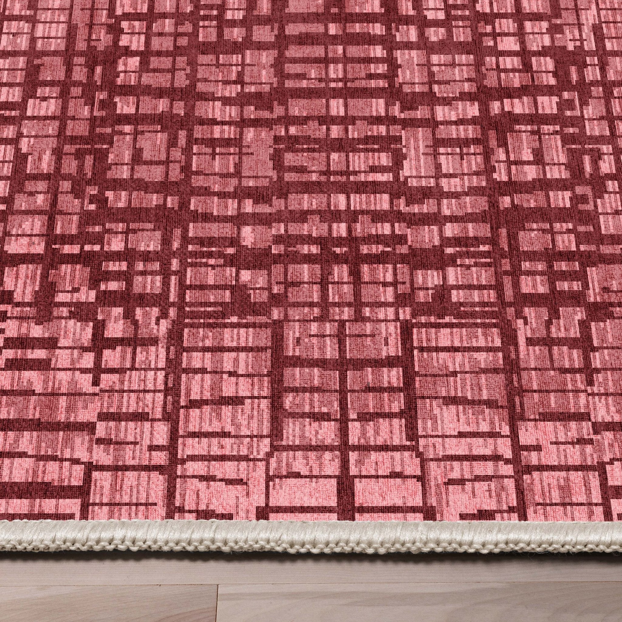 Nightscape Abstract Geometric Flatweave Rug、mySite、gigharbornorthrealestate