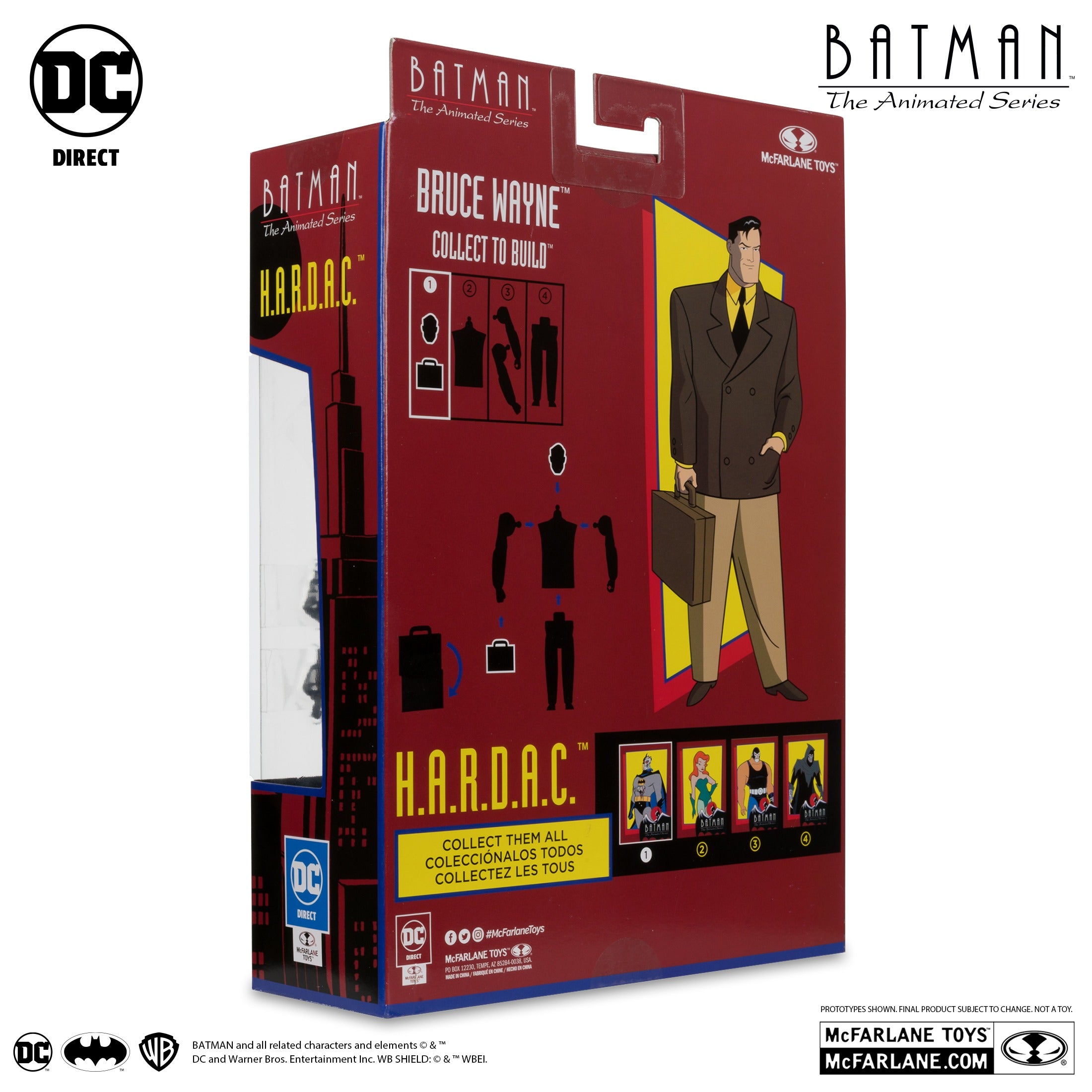 DC Direct Exclusive Batman The Animated Series COMPLETE SET OF 4 (Bruce Wayne BAF)、mySite、hgirdovlk