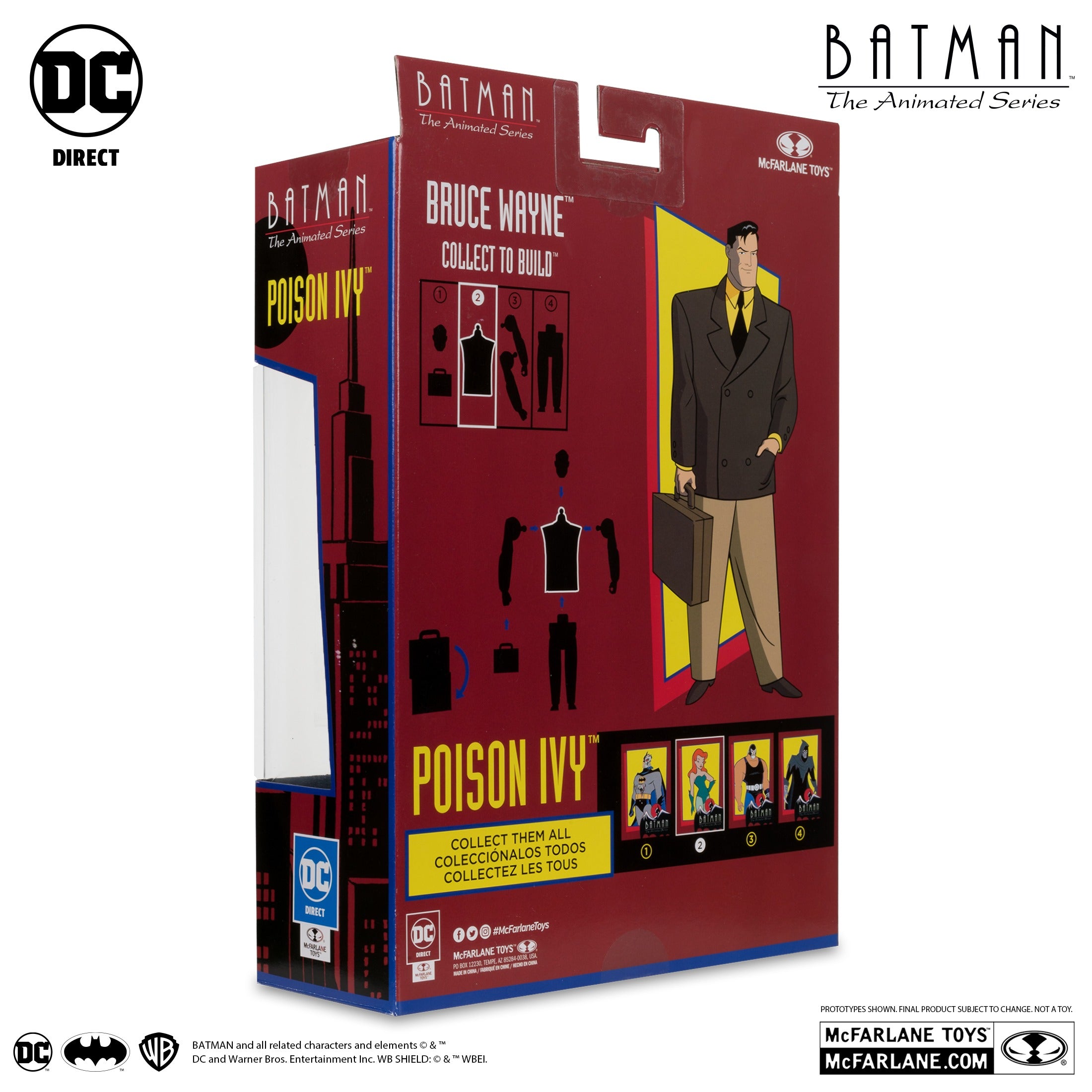 DC Direct Exclusive Batman The Animated Series COMPLETE SET OF 4 (Bruce Wayne BAF)、mySite、hgirdovlk