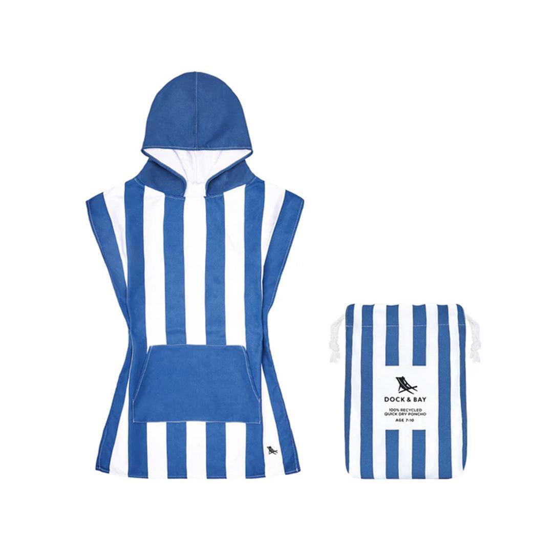  Dock & Bay Kid's Beach Poncho - Whitsunday Blue、mySite、merchandisen
