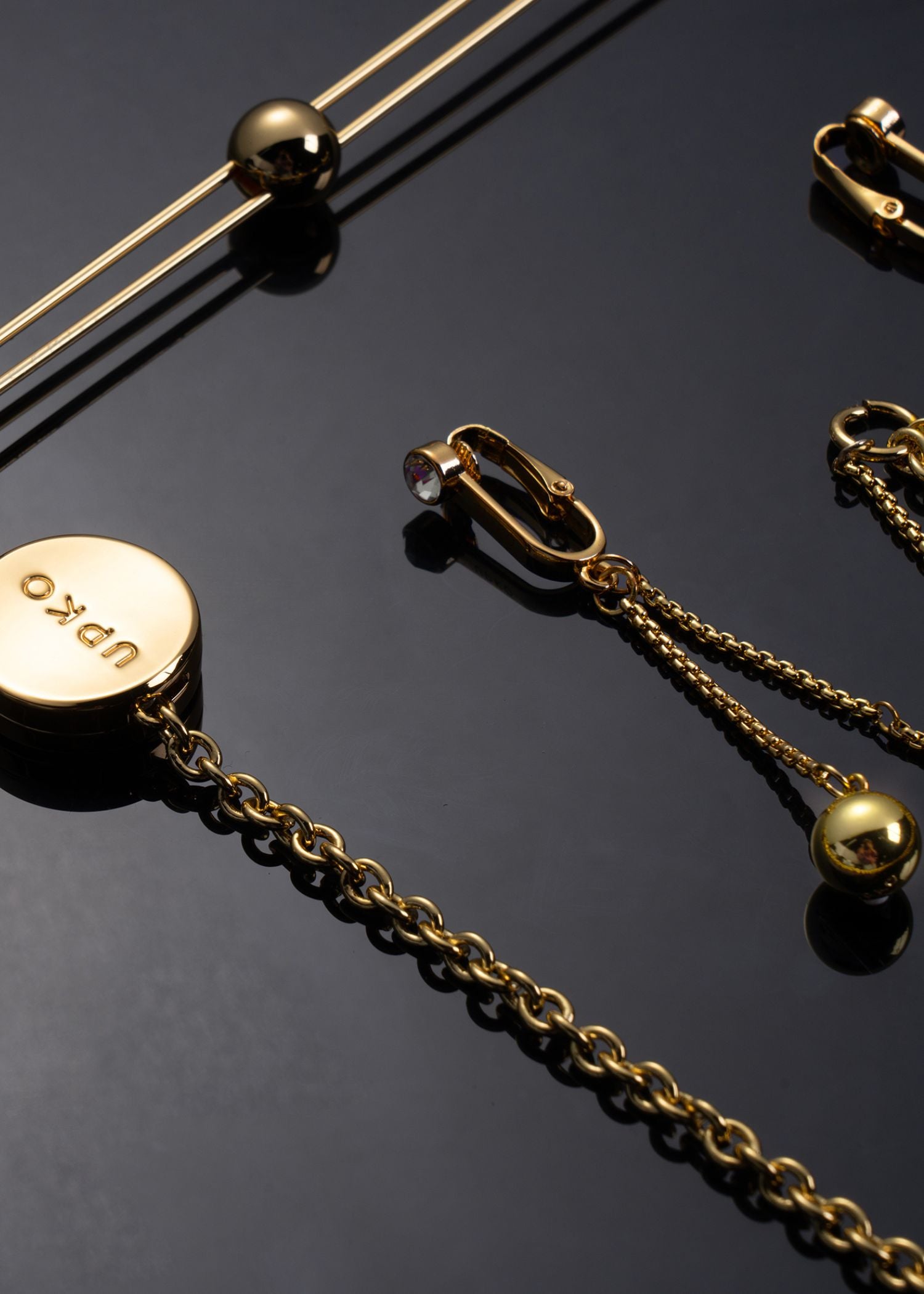  Double Bar Nipple Clamps and Clitoral Chain Accessories Set (Gold)、mySite、justintrudeaud