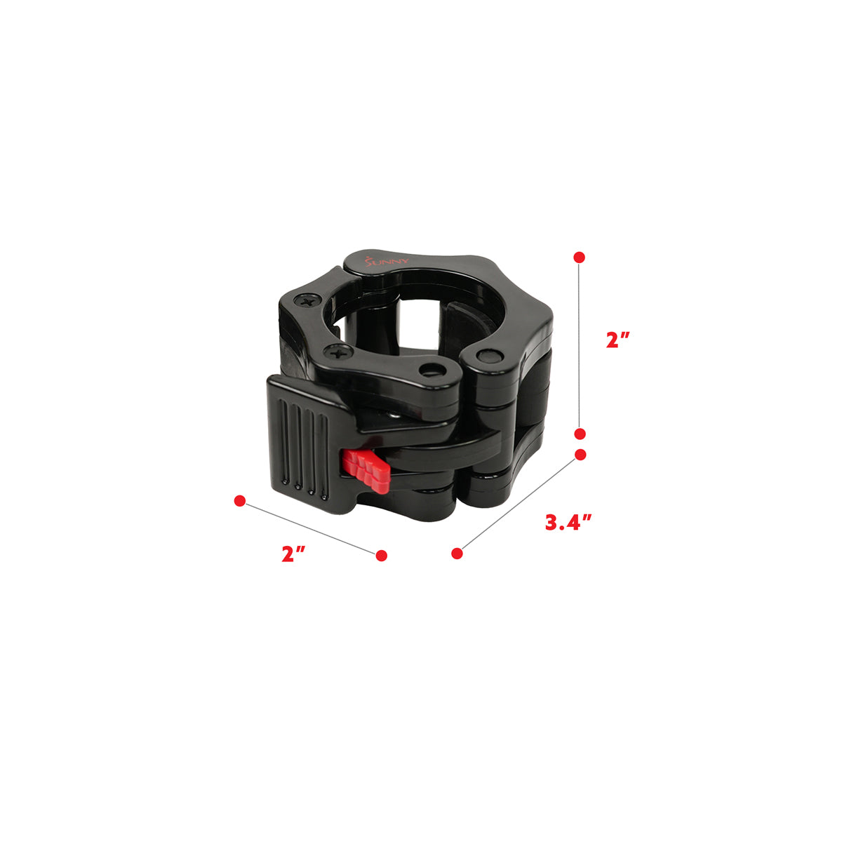  Barbell Lock Collar Clamp for Olympic Barbells、mySite、ghnorth