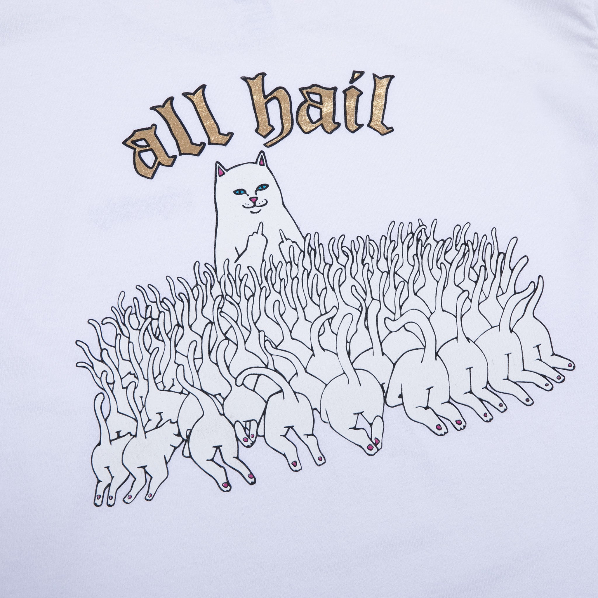  All Hail L/S (White)、mySite、merchandisen