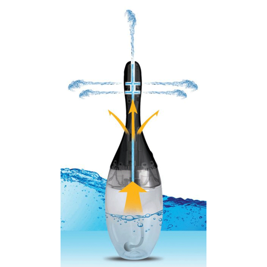 350ml Auto-Vibrating Anal Enema Bulb by CleanStream、mySite、bottomscart