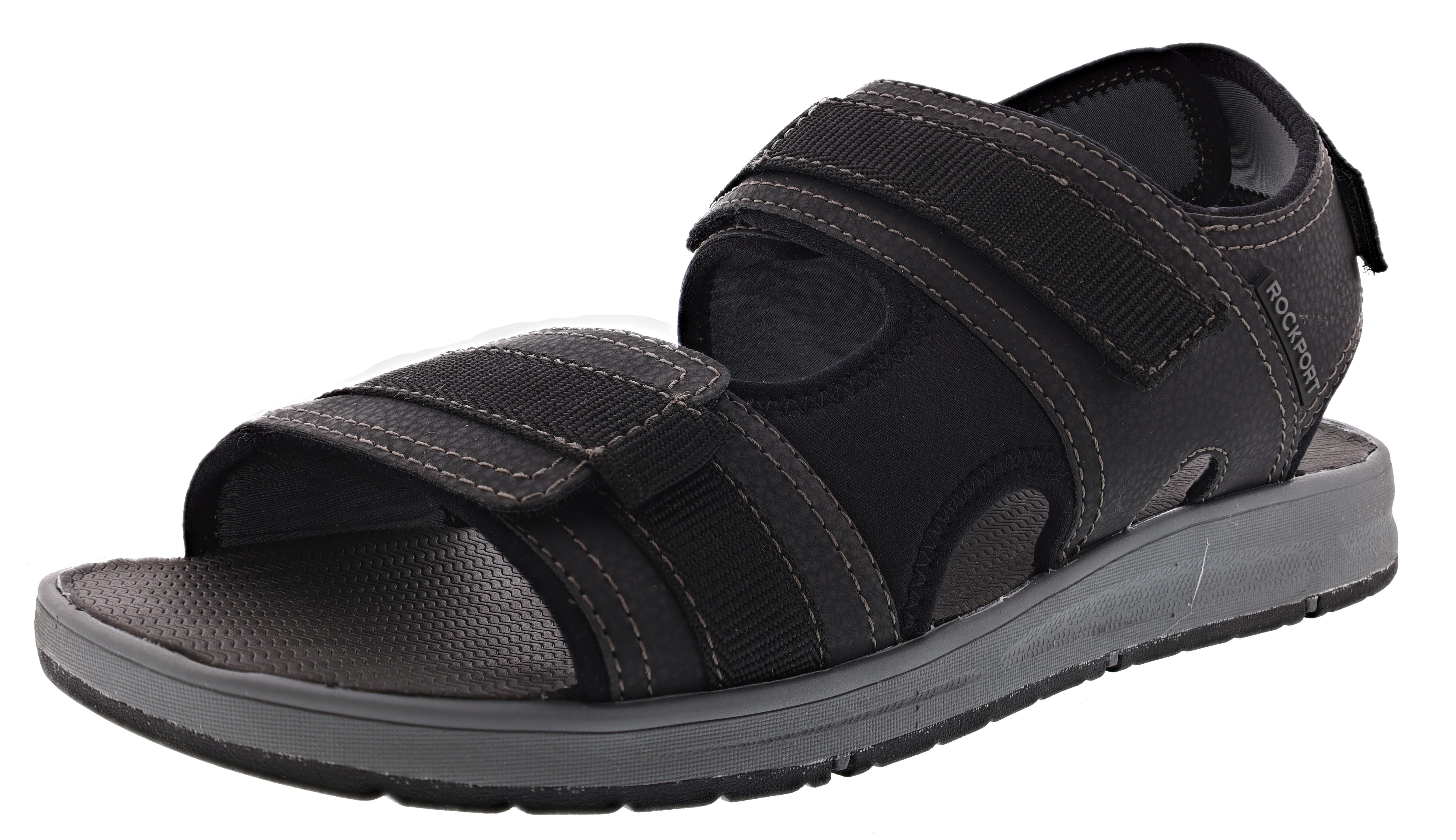 Rockport Men's Lucky Bay Sport 3 Strap Sandals、mySite、dreamappss
