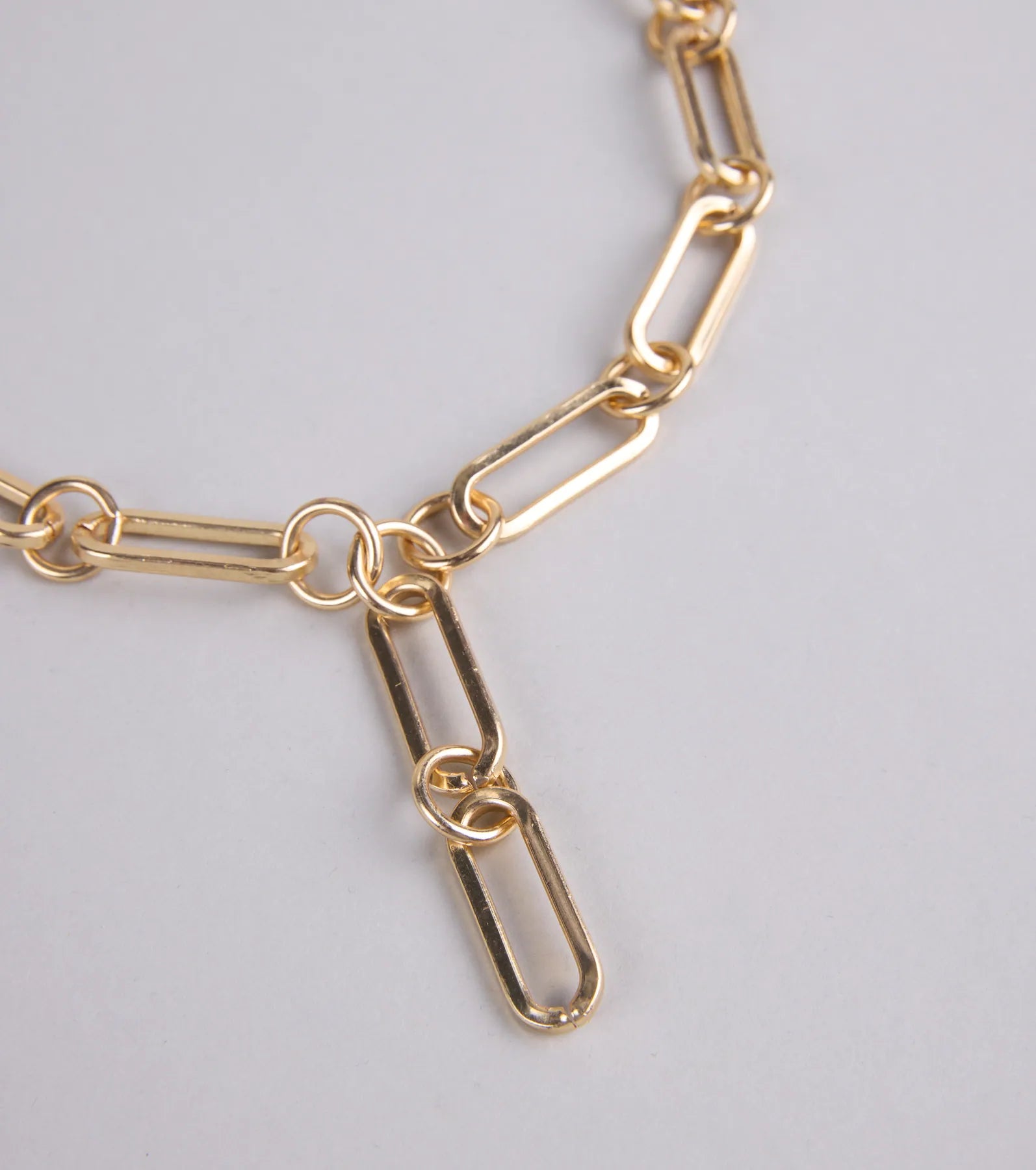  Link Up Luxe Lariat Statement Necklace、mySite、justintrudeaud