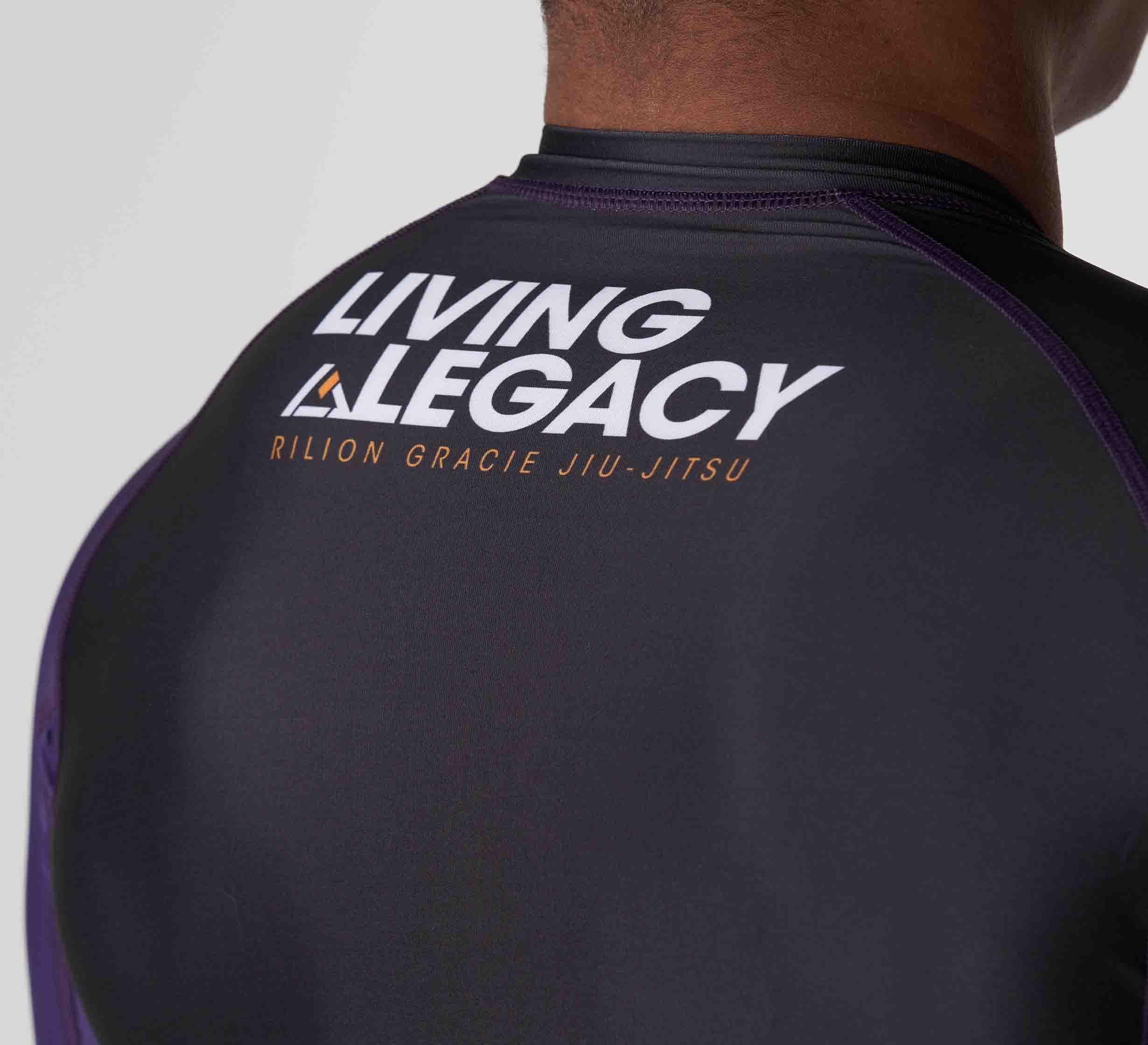 Rilion Gracie Ranked Short Sleeve Rashguard Purple、mySite、gigharbornorthrealestate