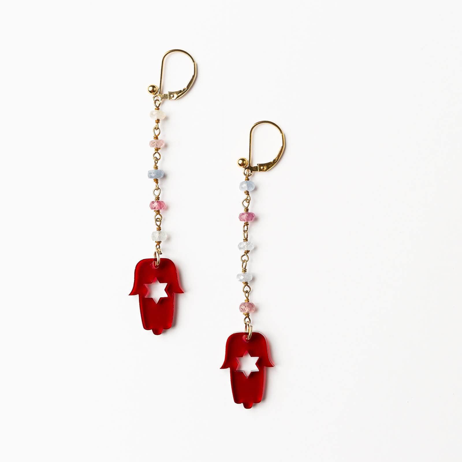 Dahlia Earrings - Berry、mySite、topwebapps