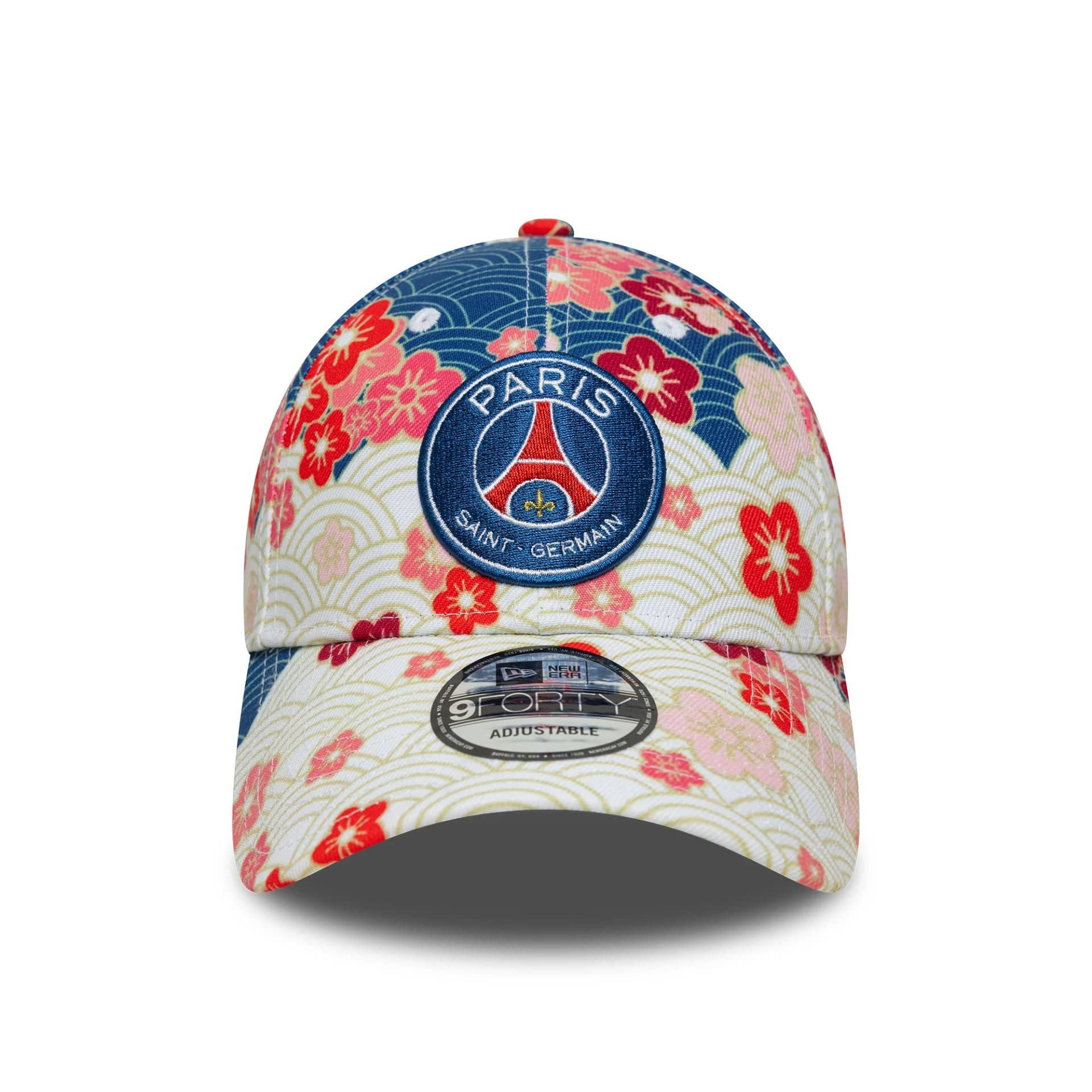 Paris Saint-Germain Cherry Blossom Dark Blue 9FORTY Adjustable Cap、mySite、vikingsvslions