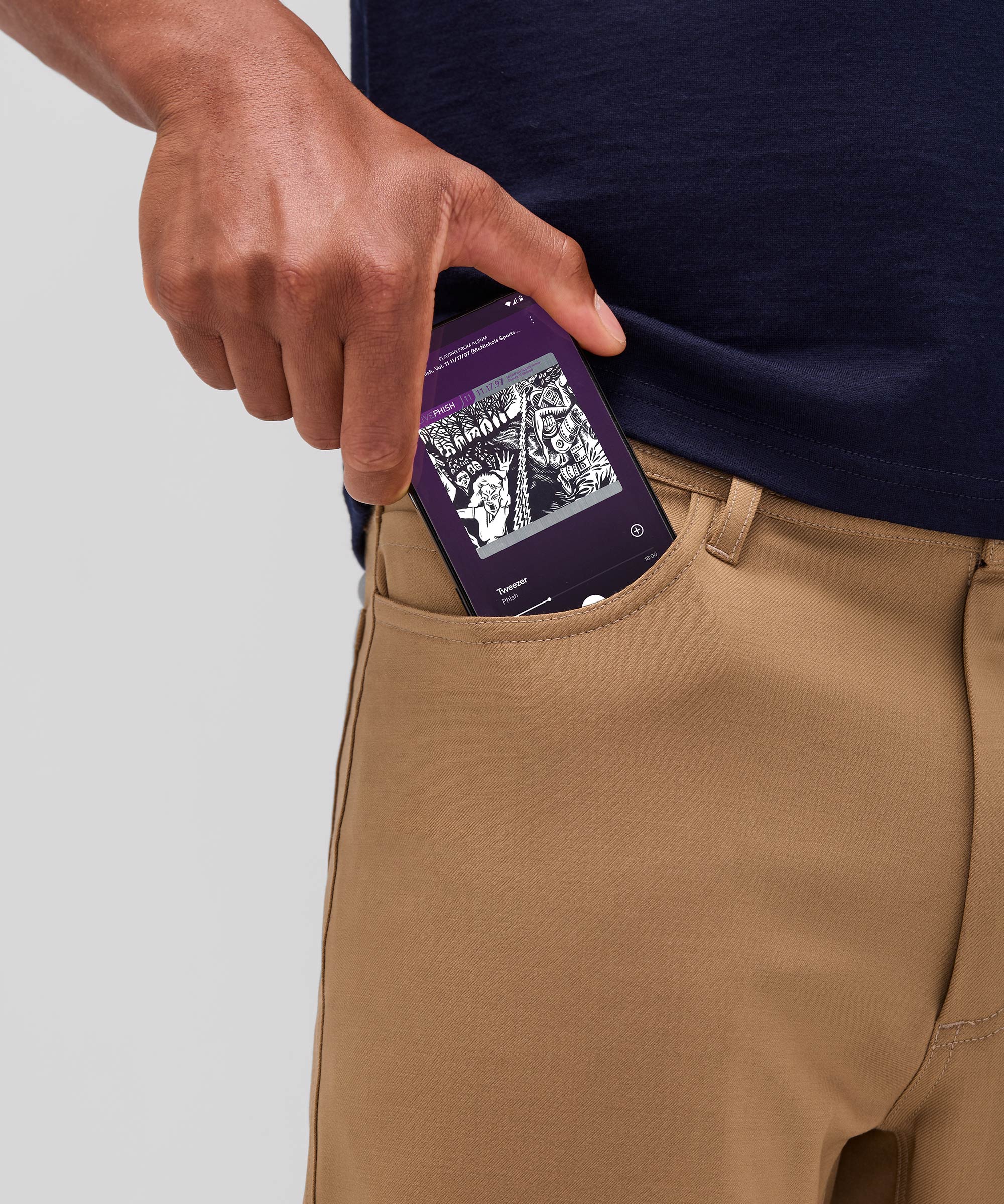 Men's Relaxed Merino Travel Pants、mySite、noshort