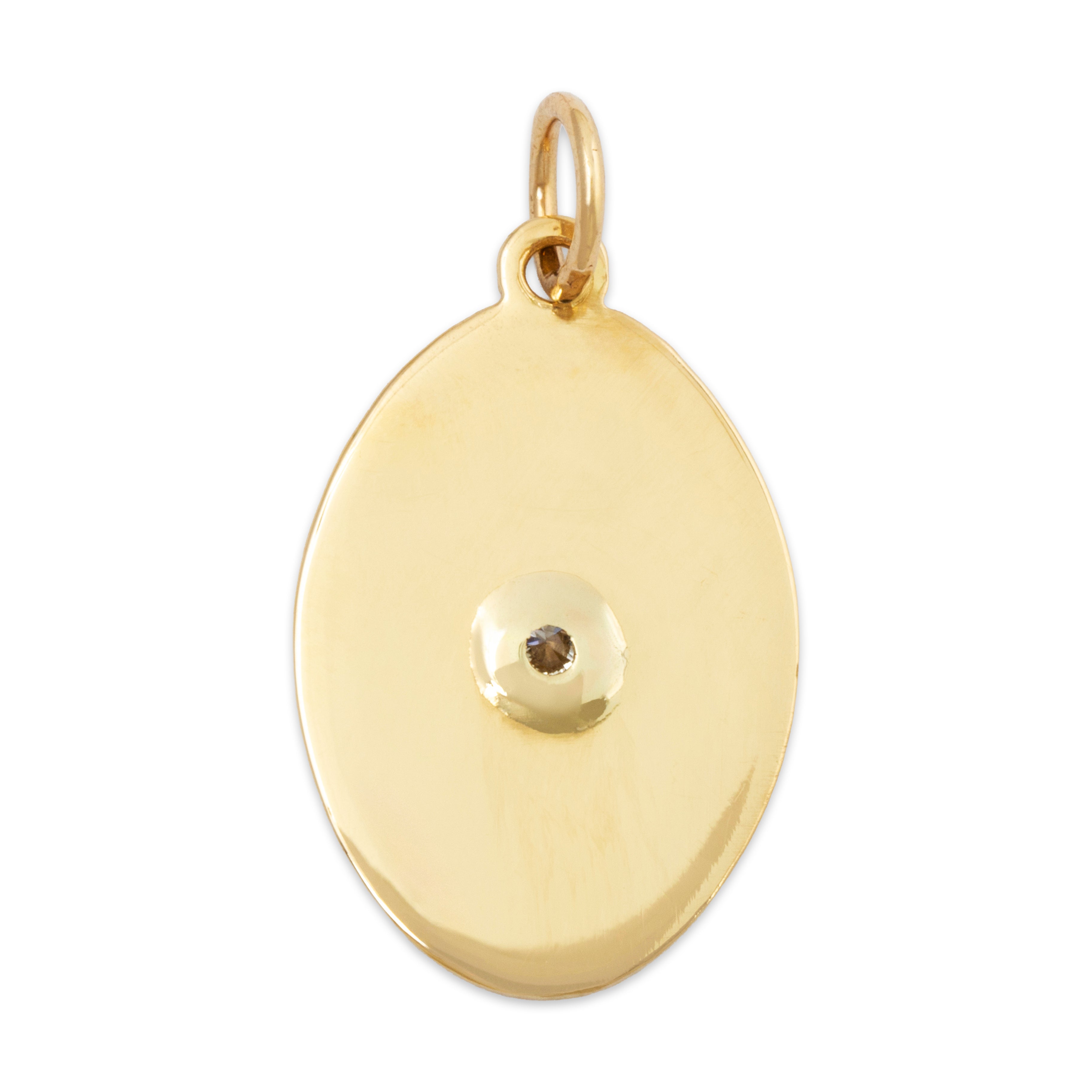 Vintage 14k Yellow Gold Diamond Lovely Star-Set Pendant、mySite、hinf8tx79