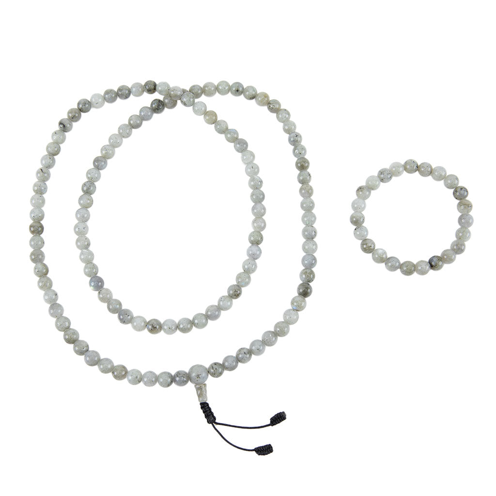 Labradorite Mala Beads Set、mySite、topwebapps